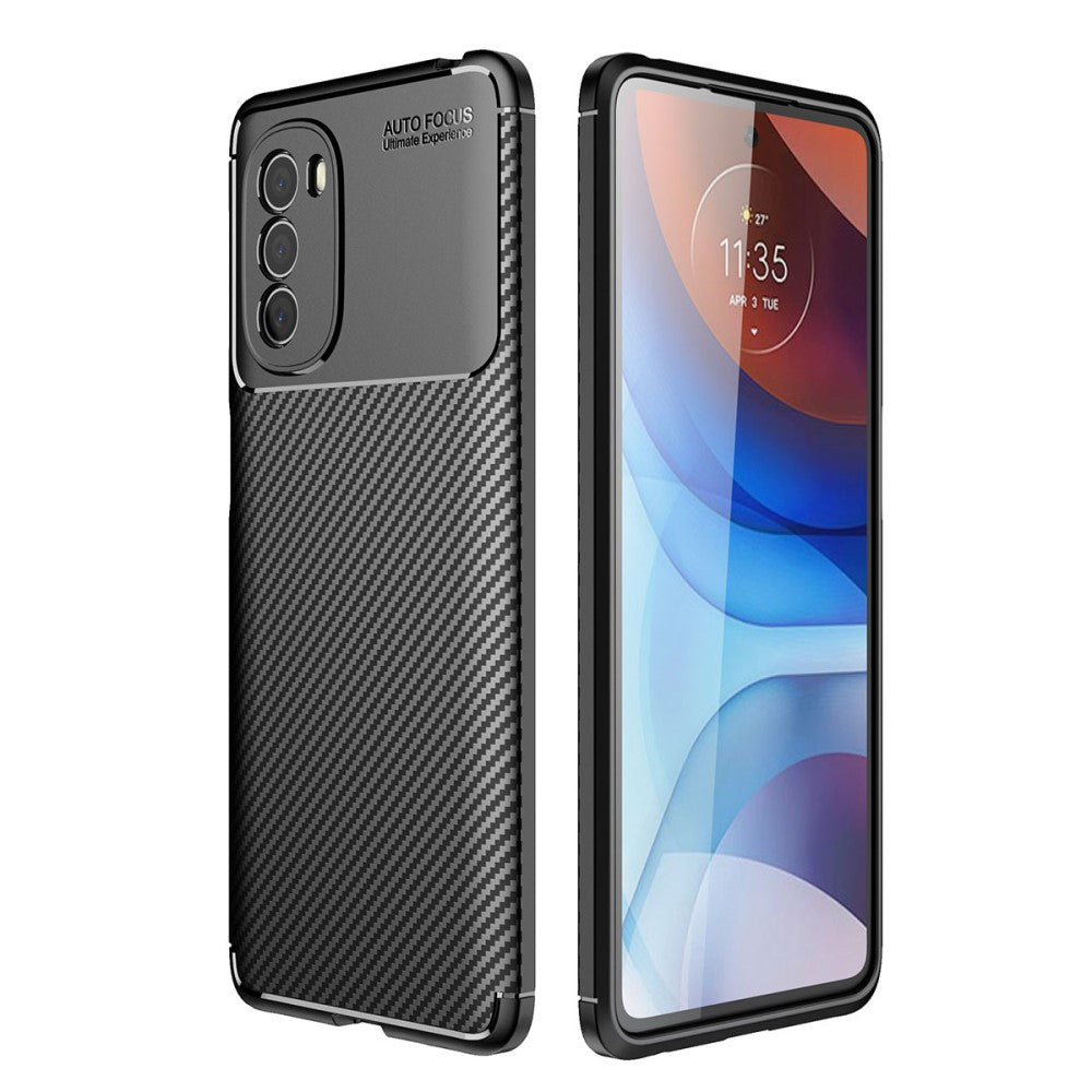 Carbon Shield Motorola Moto G41 case - Black