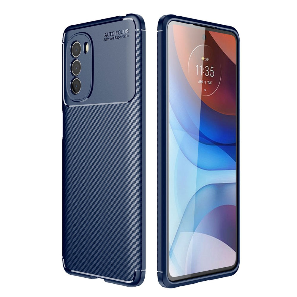 Carbon Shield Motorola Moto G41 case - Blue