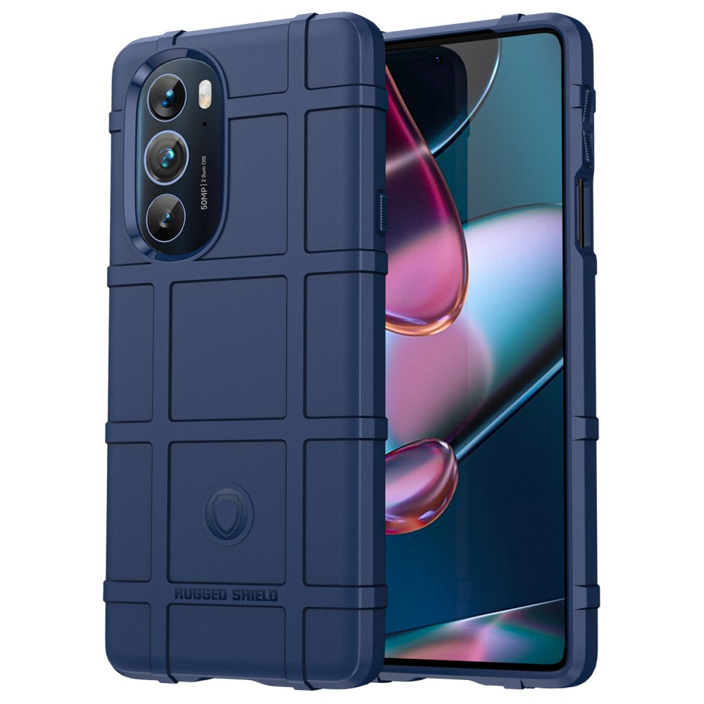 Rugged Shield case - Motorola Edge X30 - Blue