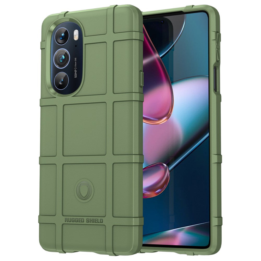 Rugged Shield case - Motorola Edge X30 - Green