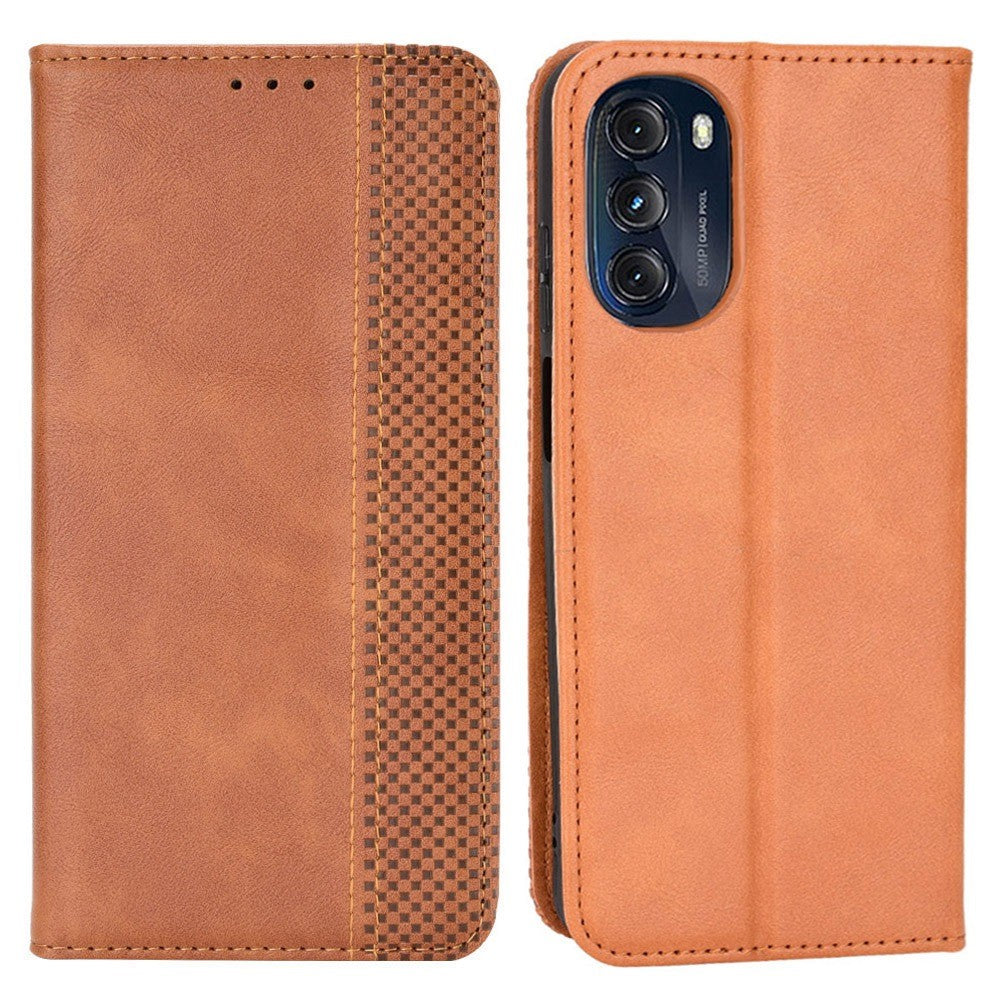 Bofink Vintage Motorola Moto G (2022) leather case - Brown