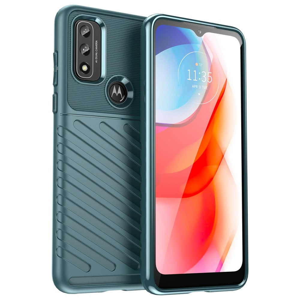 Thunder Motorola Moto G Play (2022) case - Green