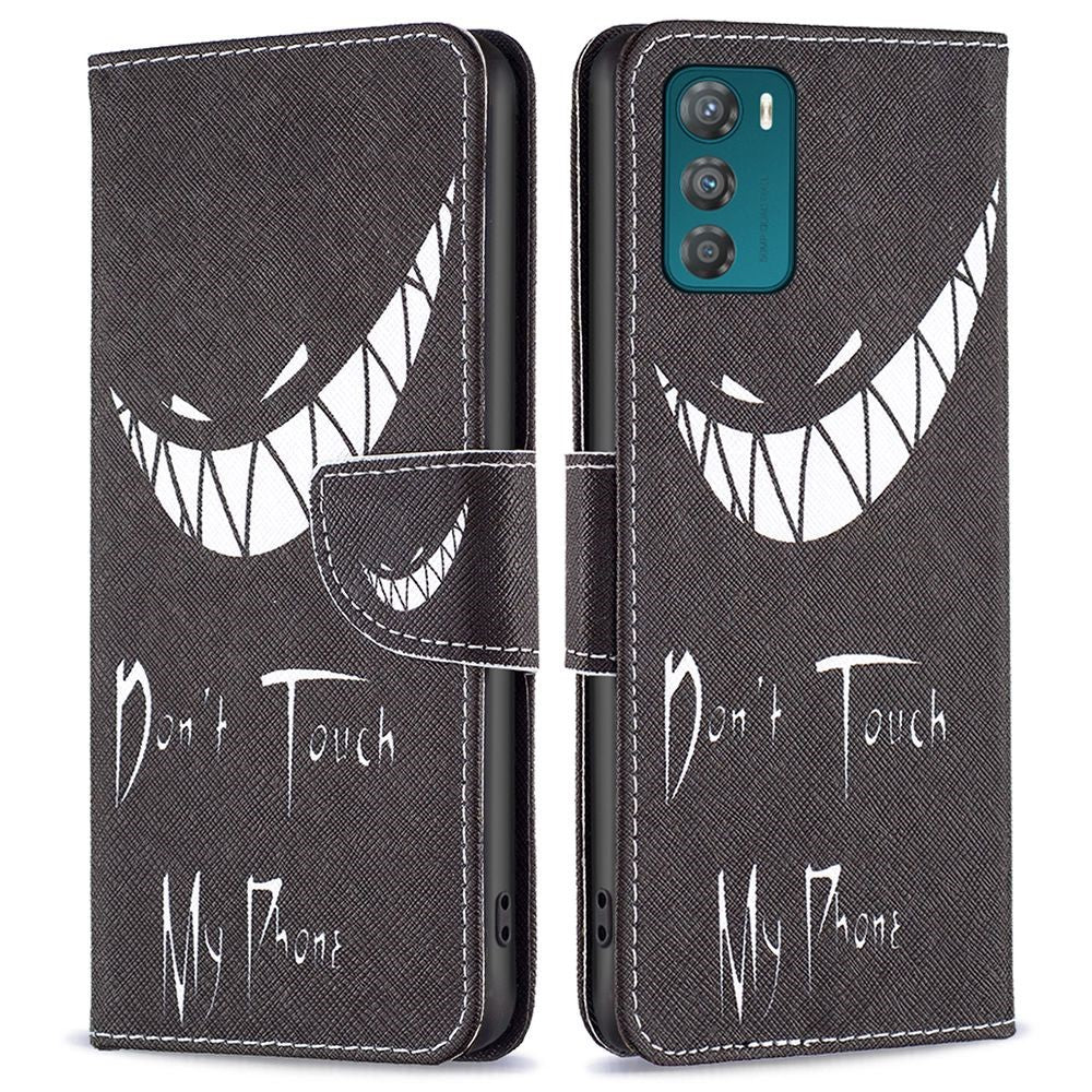 Wonderland Motorola Moto G42 flip case - Don\'t Touch My Phone