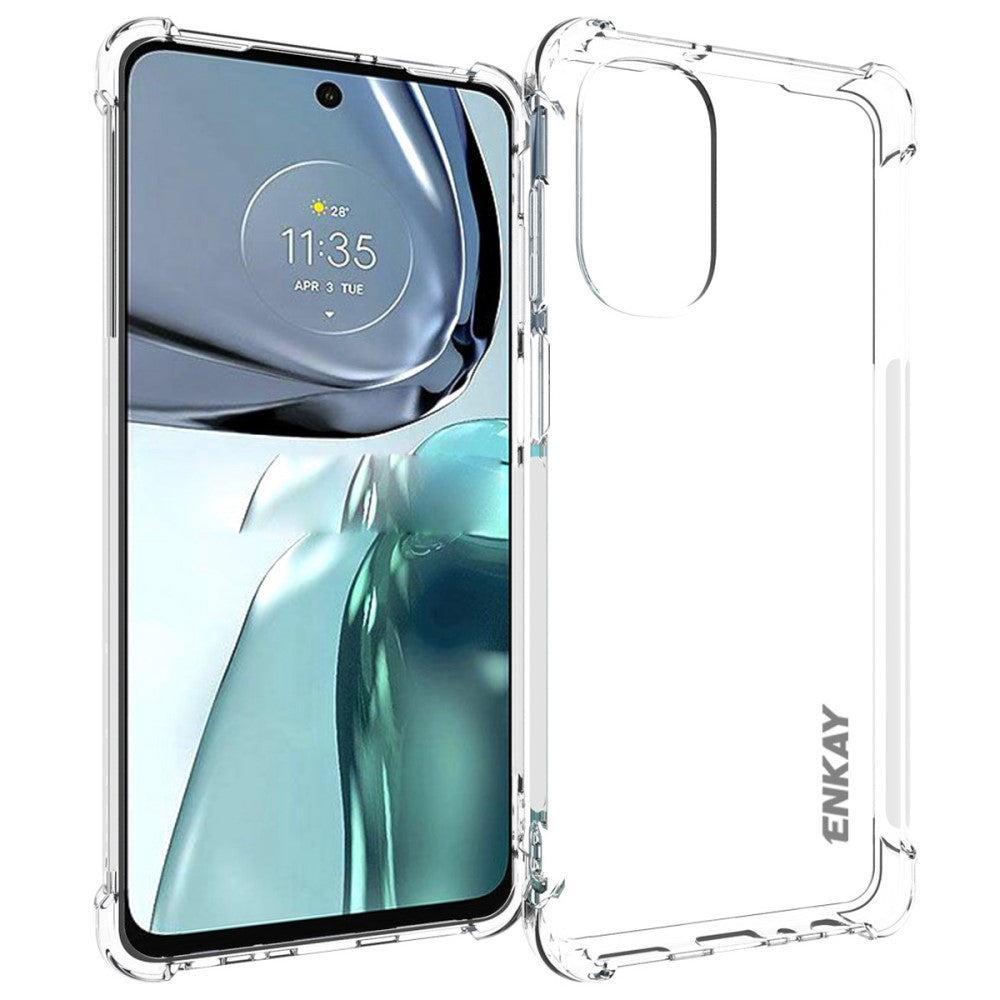 ENKAY clear drop-proof case for Motorola Moto G62 5G