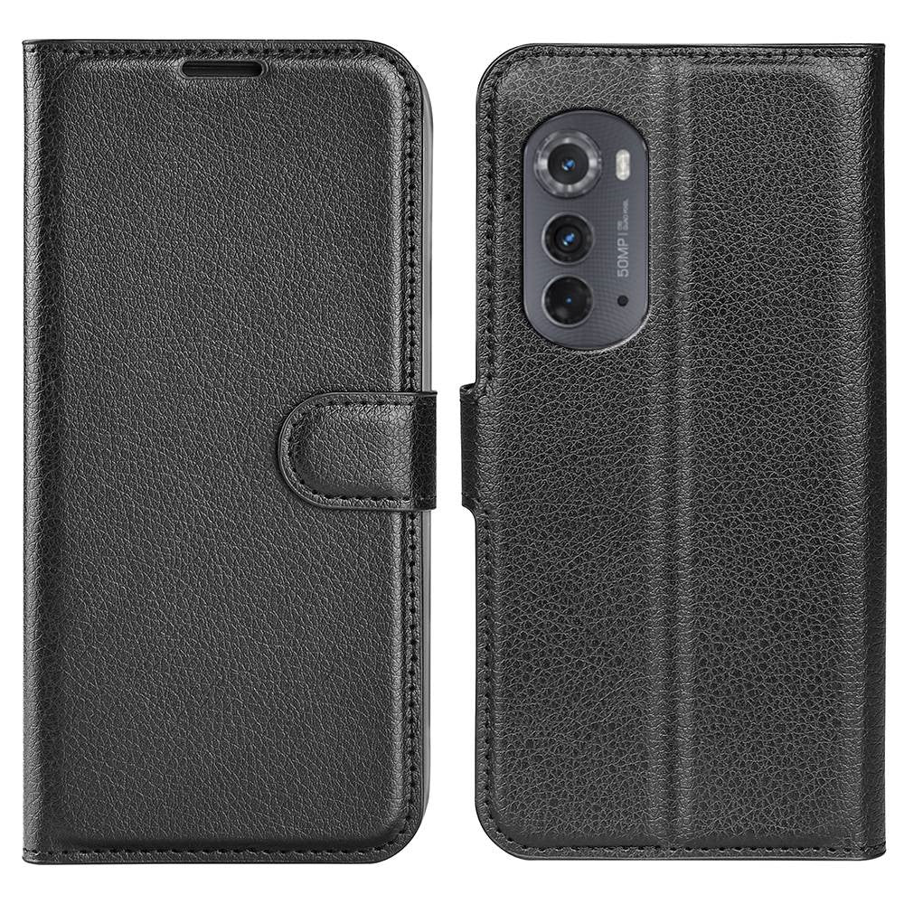 Classic Motorola Moto Edge 2022 flip case - Black