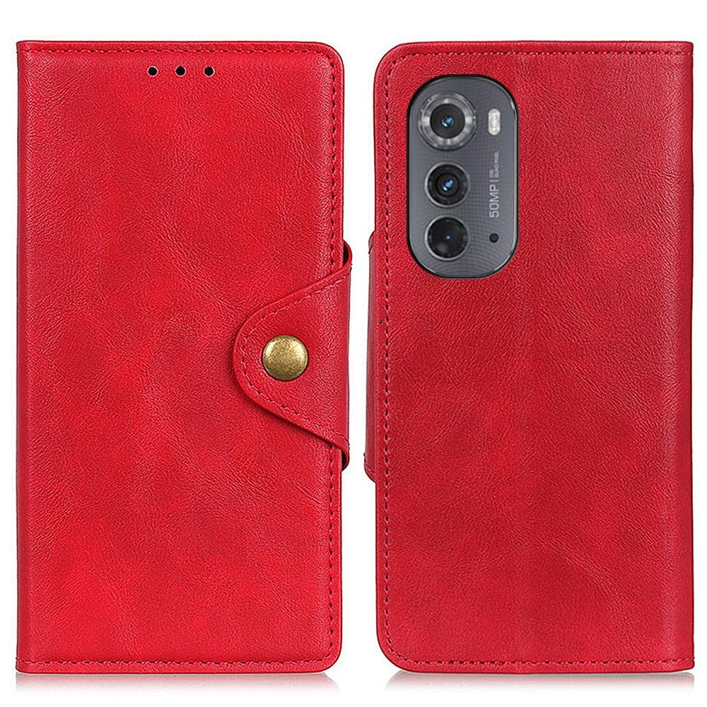 Alpha Motorola Moto Edge 2022 flip case - Red