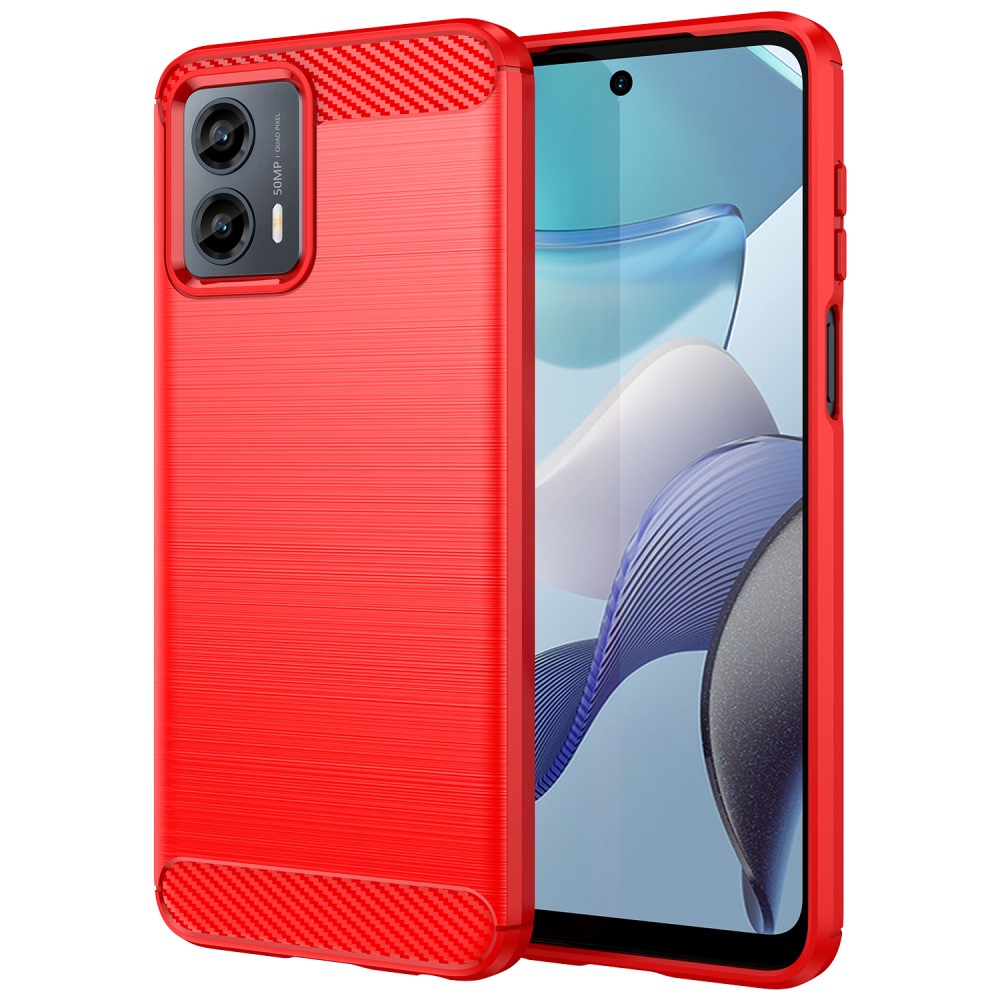 Carbon Flex case - Motorola Moto G (2023) - Red