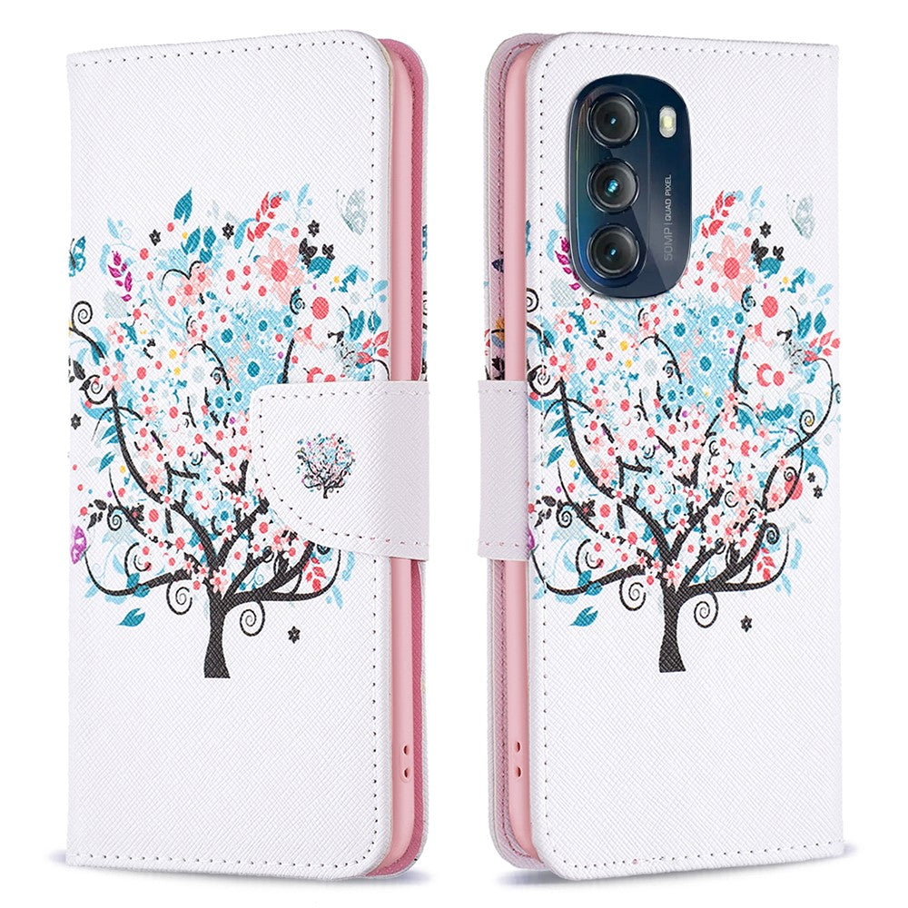 Wonderland Motorola Moto G (2023) flip case - Flower Tree