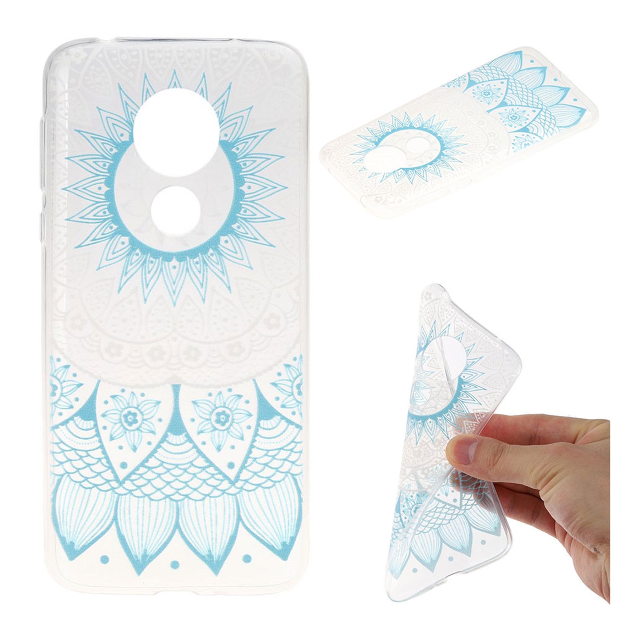 Deco Motorola Moto G7 Power case - Blue Mandala