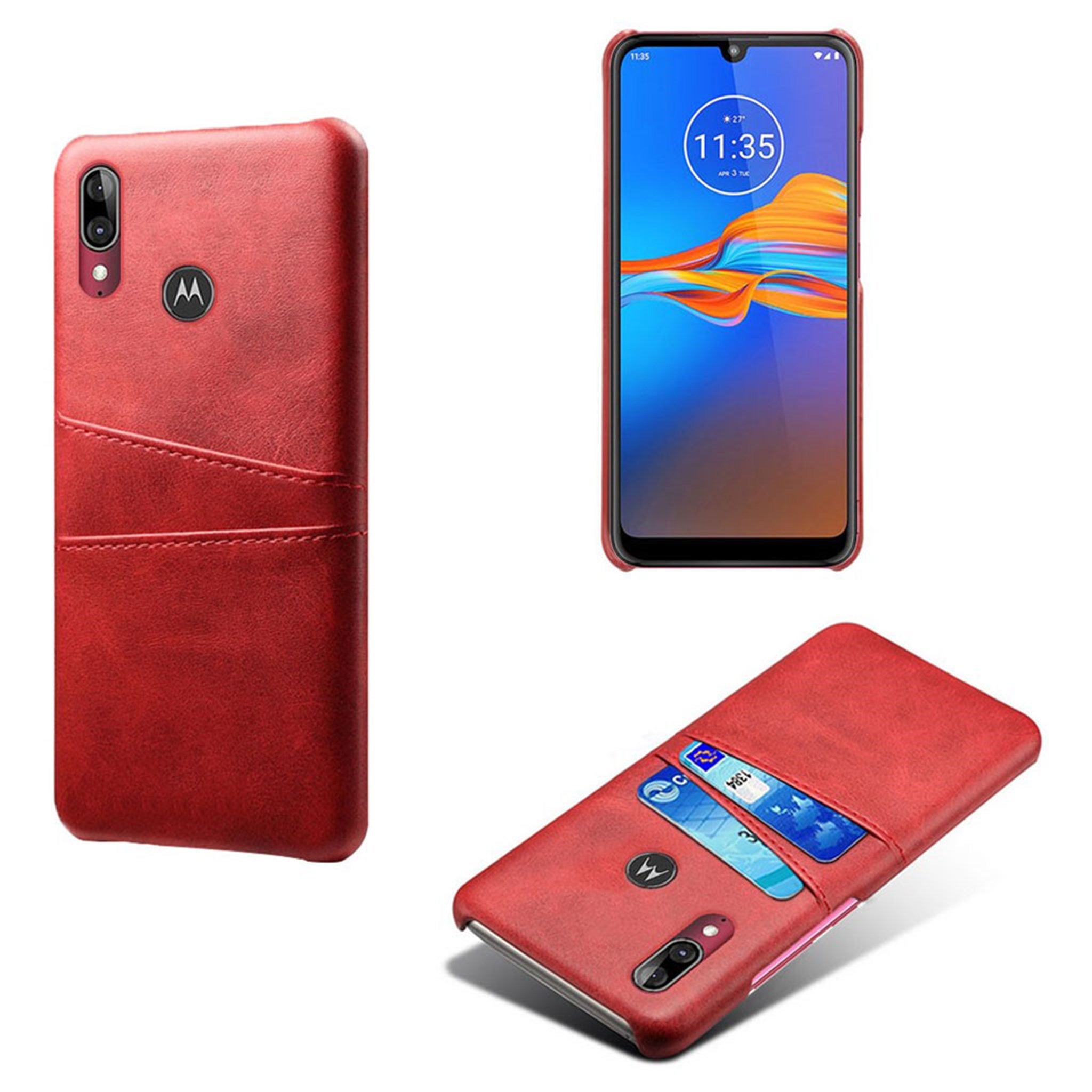 Dual Card Motorola Moto E6 Plus case - Red