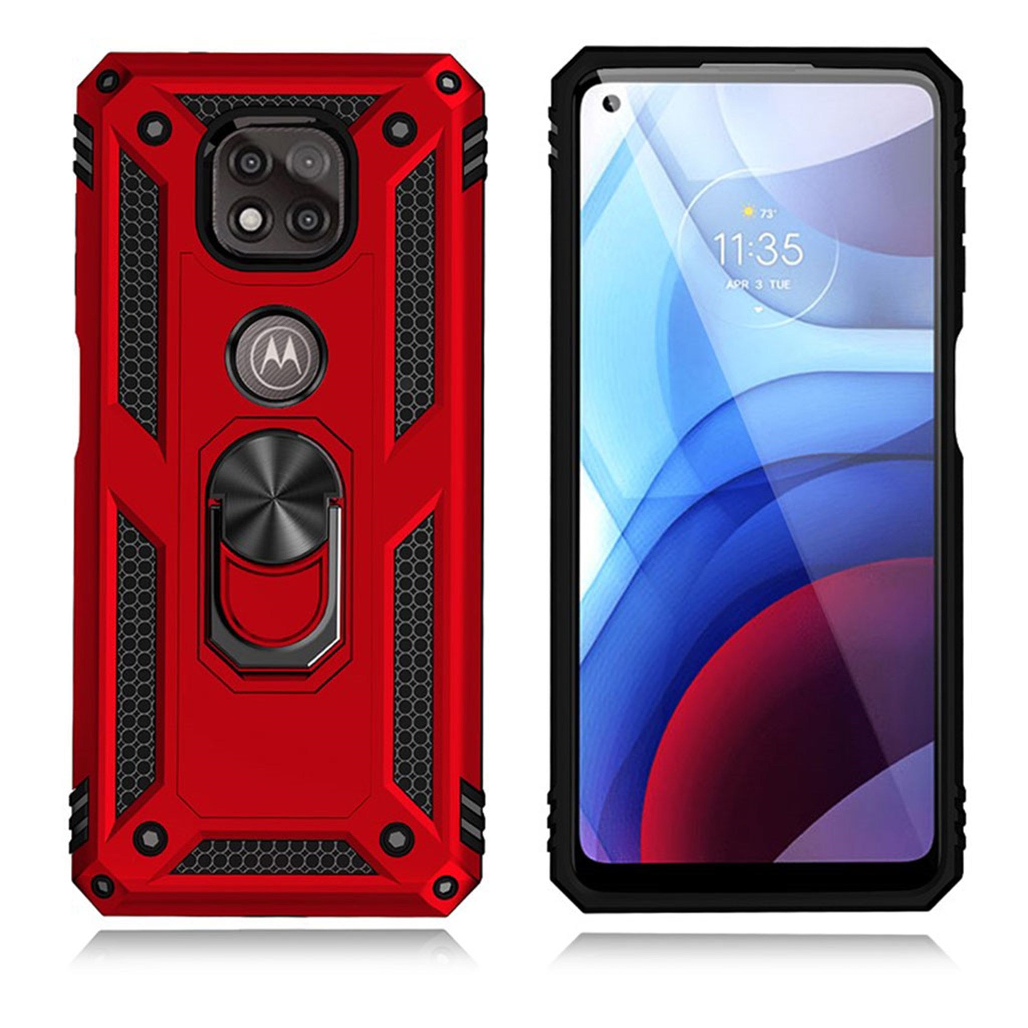 Bofink Combat Motorola Moto G Power (2021) case - Red