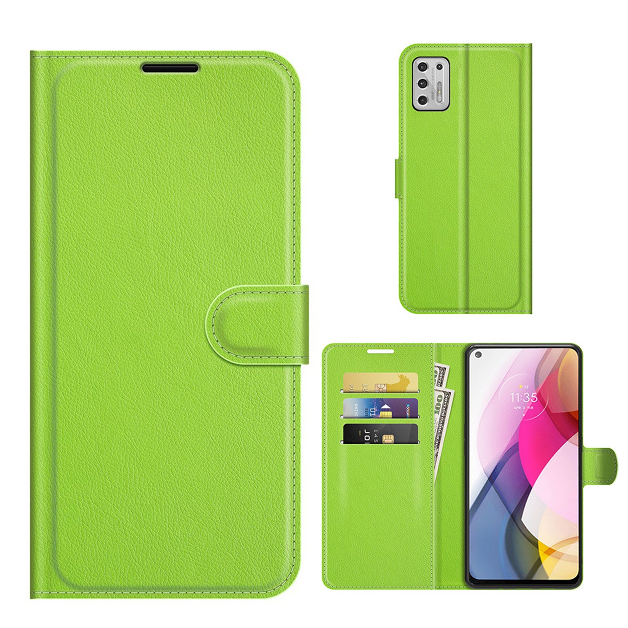 Classic Motorola Moto G Stylus (2021) flip case - Green