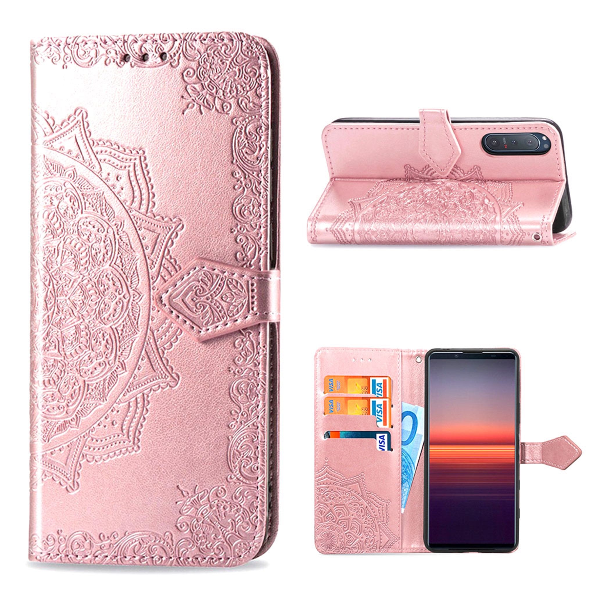 Mandala Sony Xperia 5 II Flip case - Rose Gold