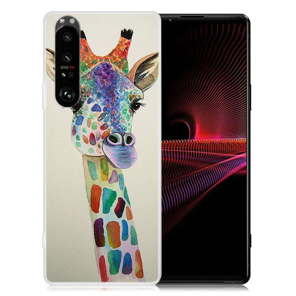 Deco Sony Xperia 1 III case - Giraffe