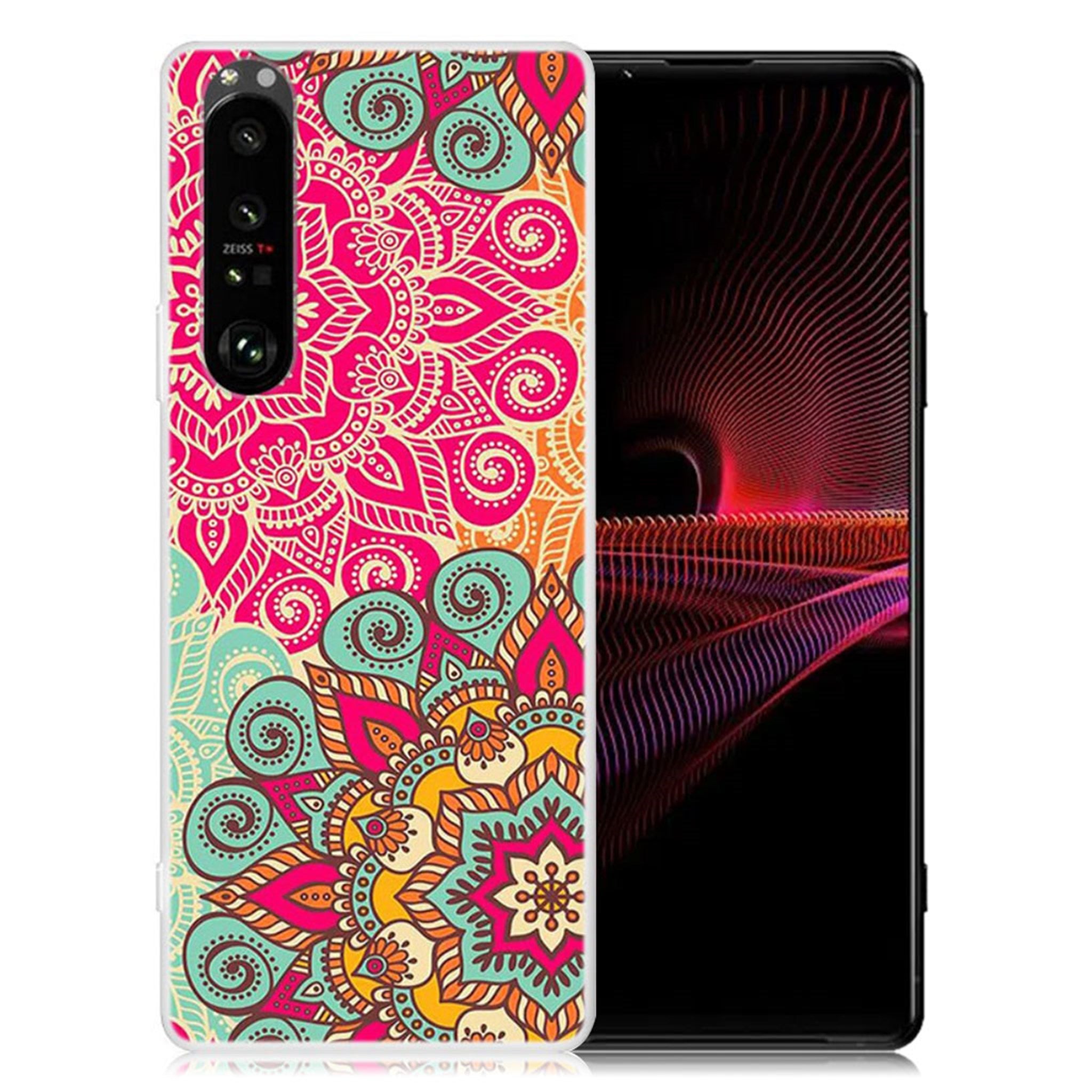 Deco Sony Xperia 1 III case - Colorful Flower