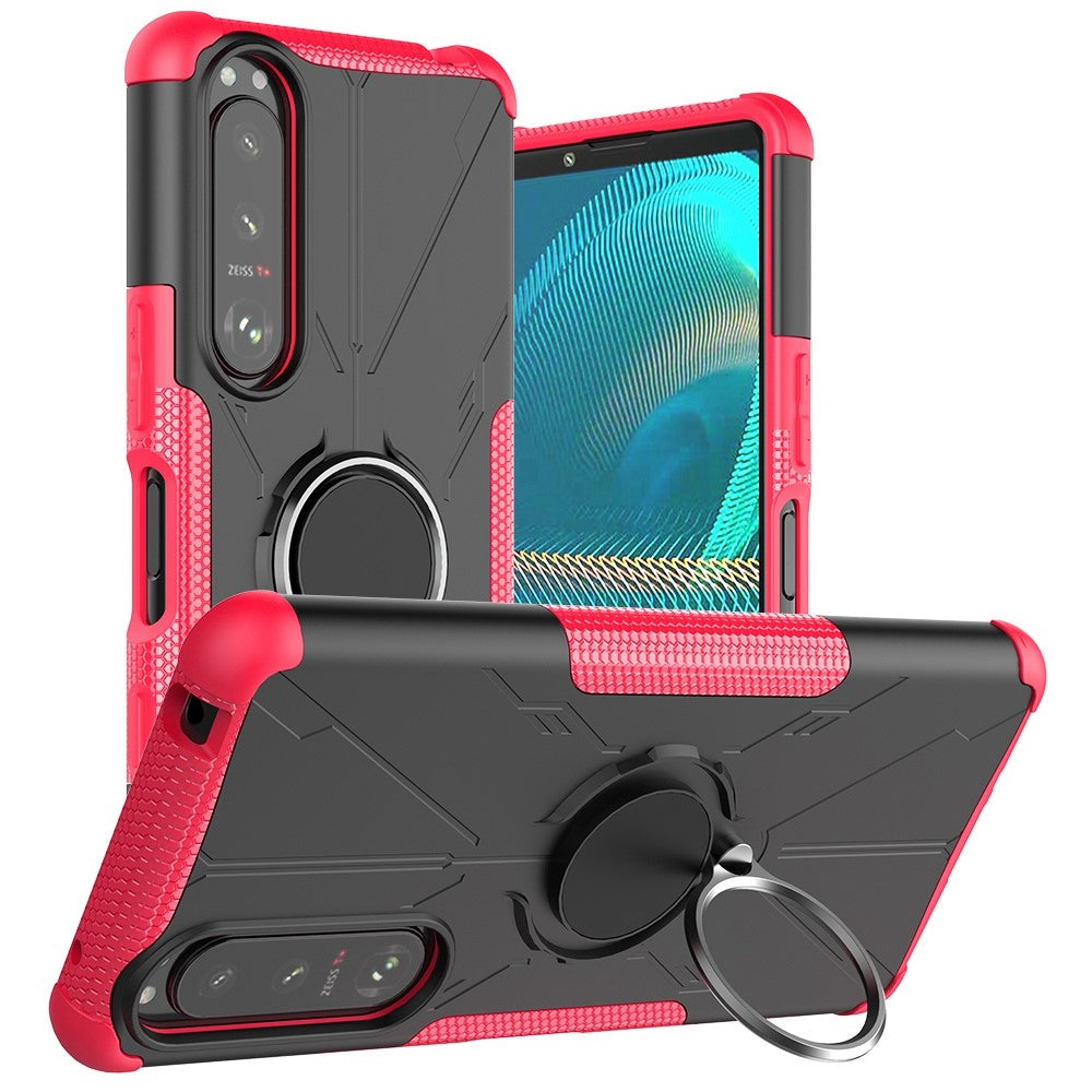 Kickstand cover with magnetic sheet for Sony Xperia 5 III - Rose