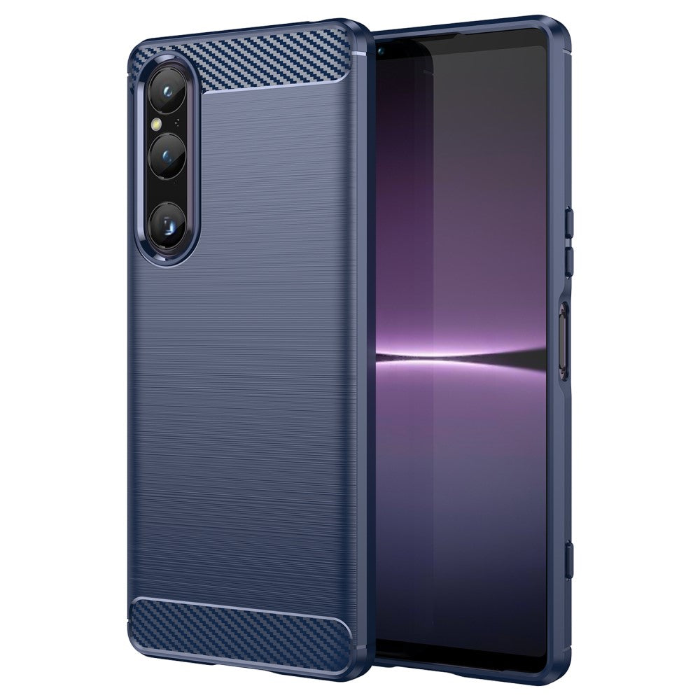 Carbon Flex case - Sony Xperia 1 V - Blue