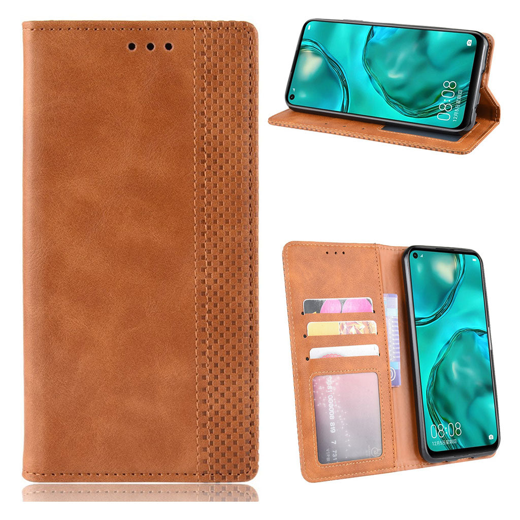 Bofink Vintage Huawei P40 Lite / Nova 6 SE leather case - Brown