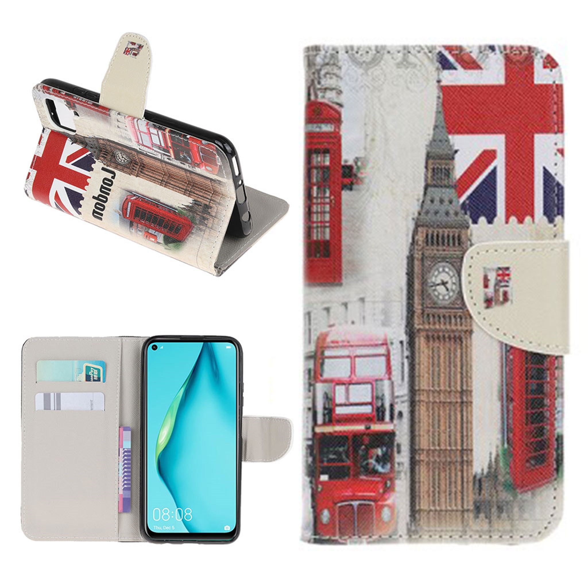 Wonderland Huawei P40 Lite / Nova 6 SE flip case - Big Ben