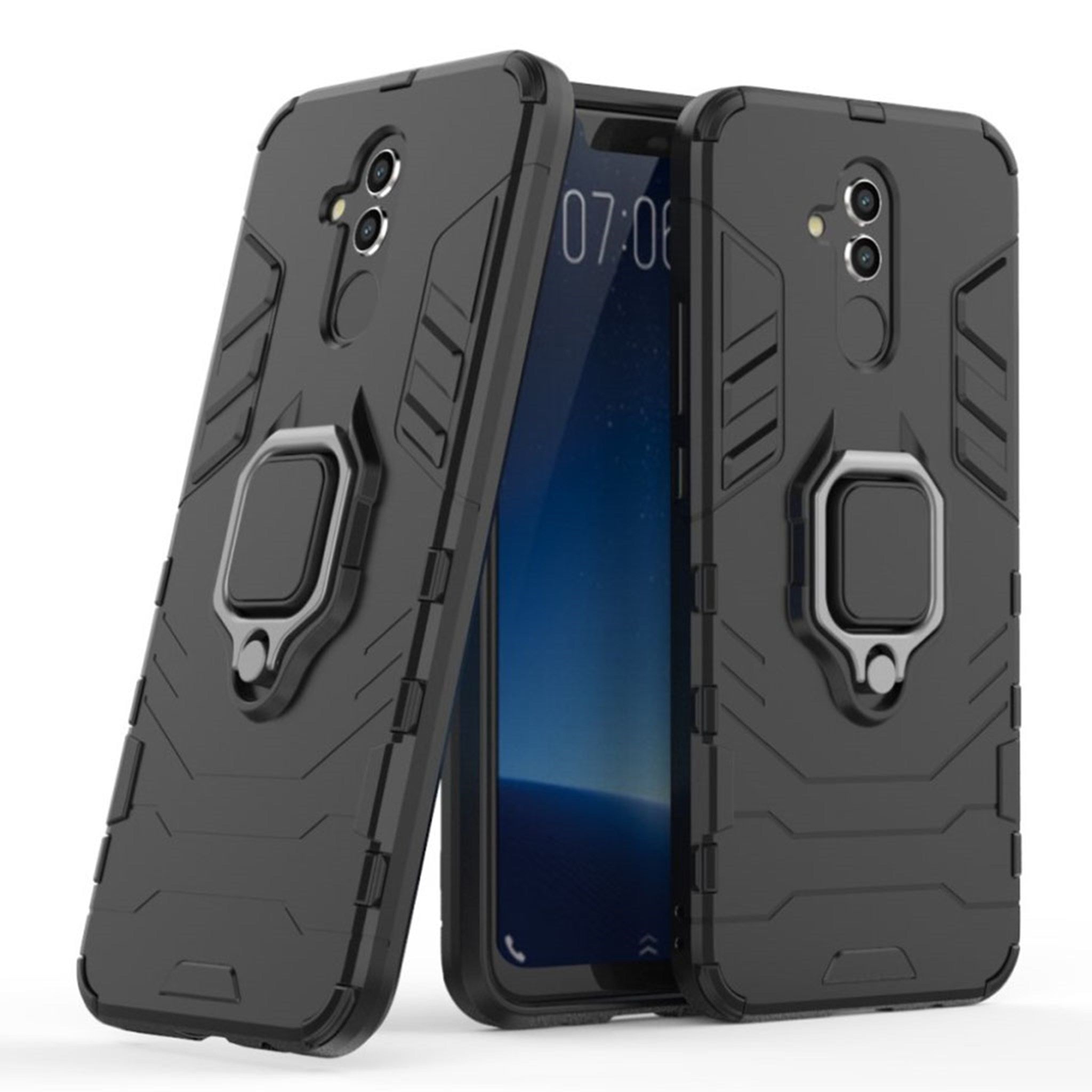 Huawei Mate 20 Lite kickstand hybrid case - Black