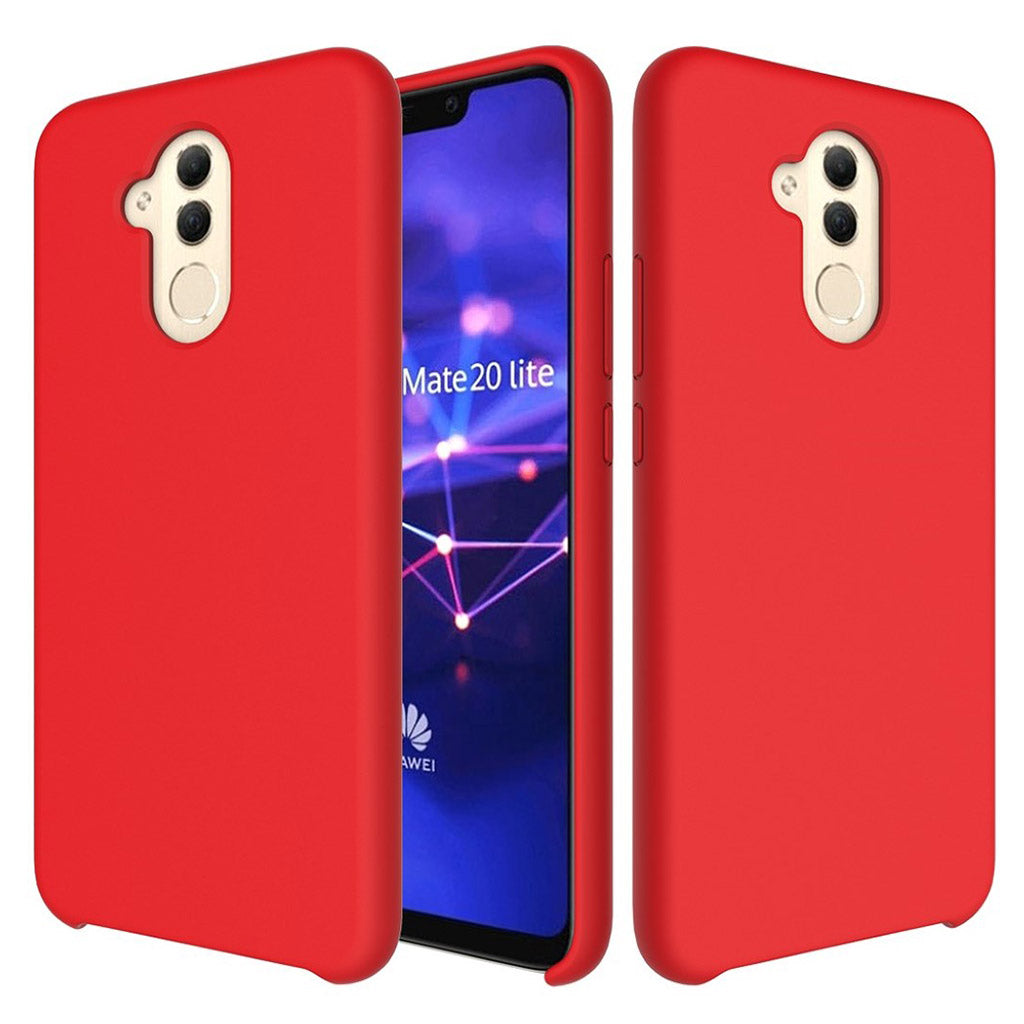Huawei Mate 20 Lite liquid silicone case - Red