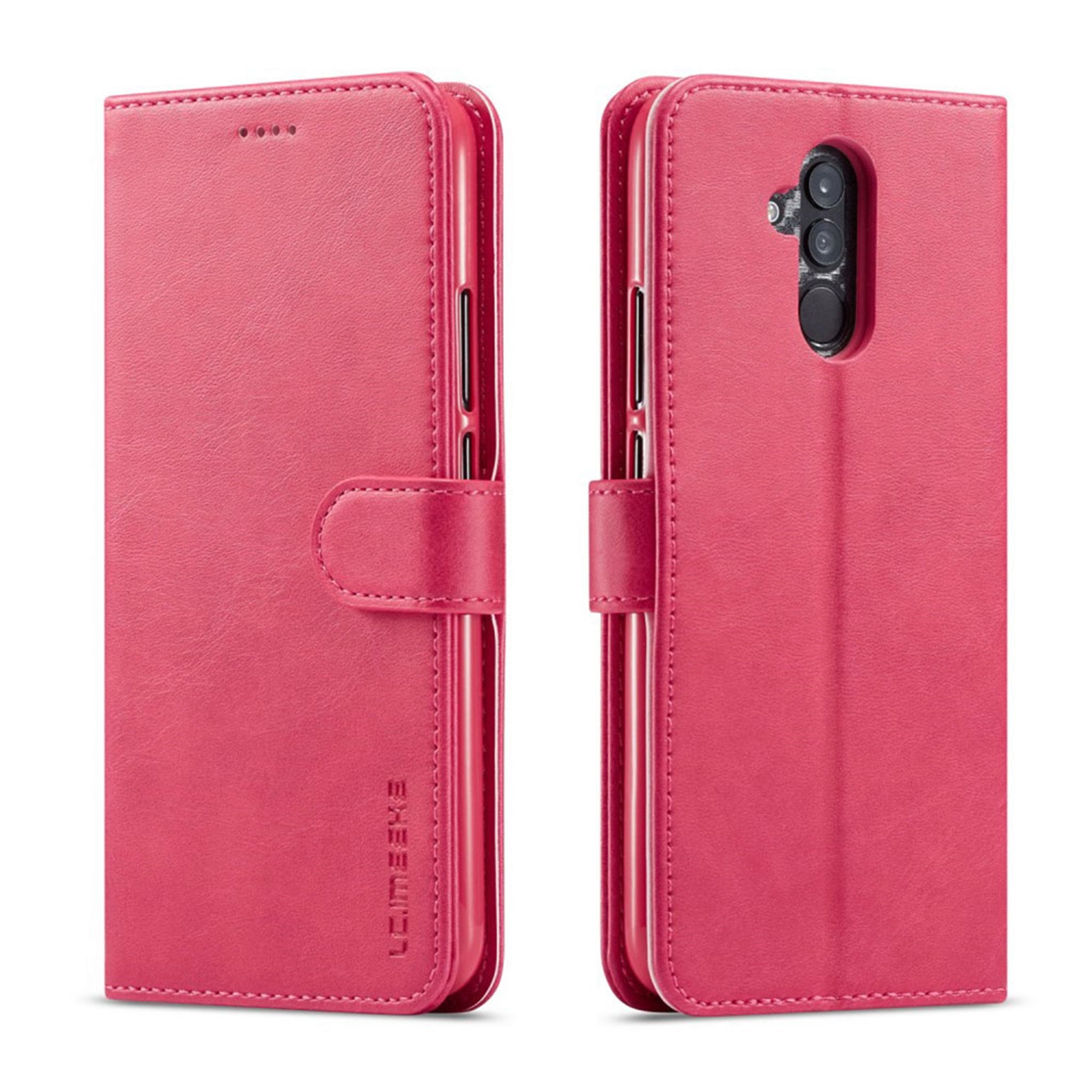 LC.IMEEKE Huawei Mate 20 Lite leather flip case - Rose