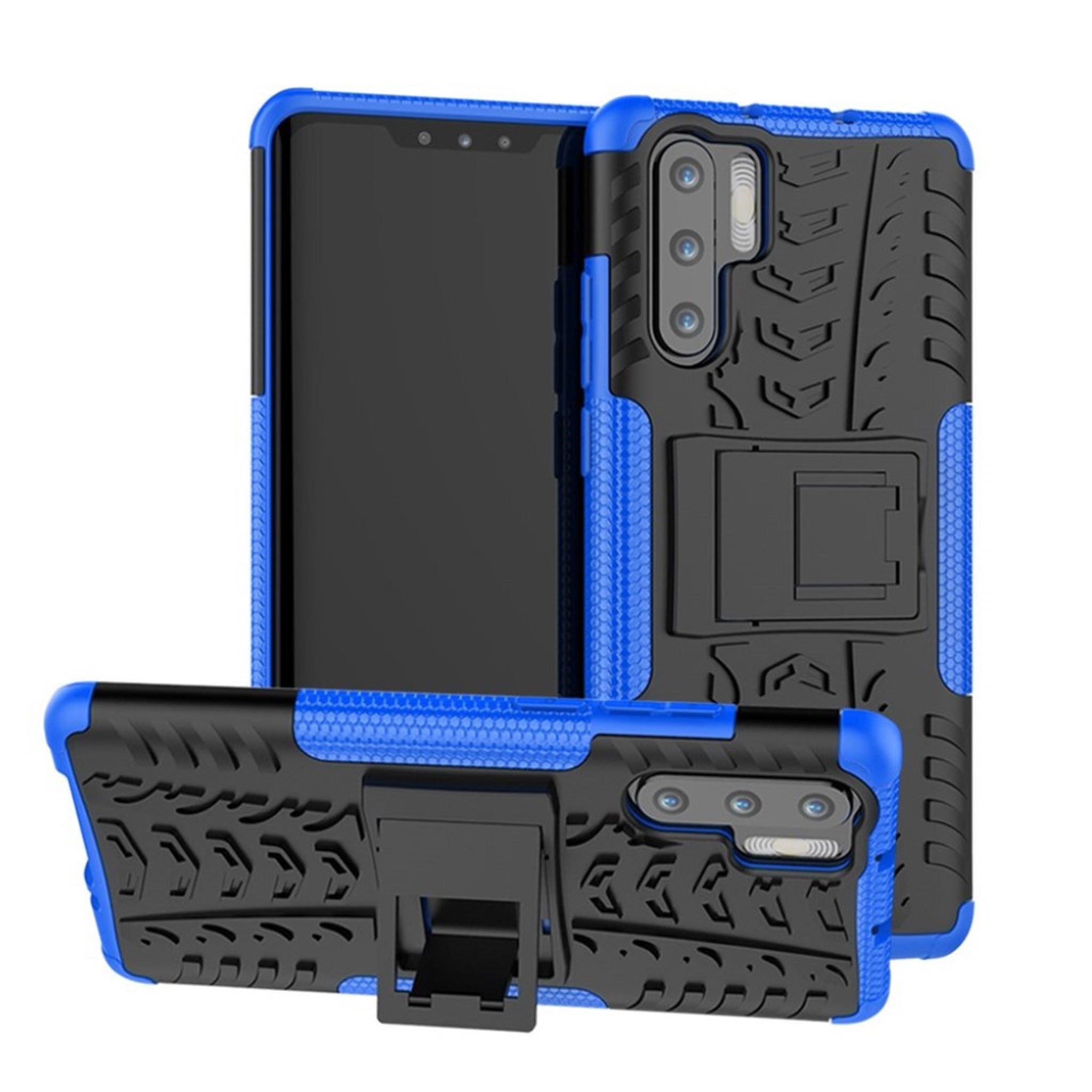 Huawei P30 Pro anti-slip hybrid case - Blue