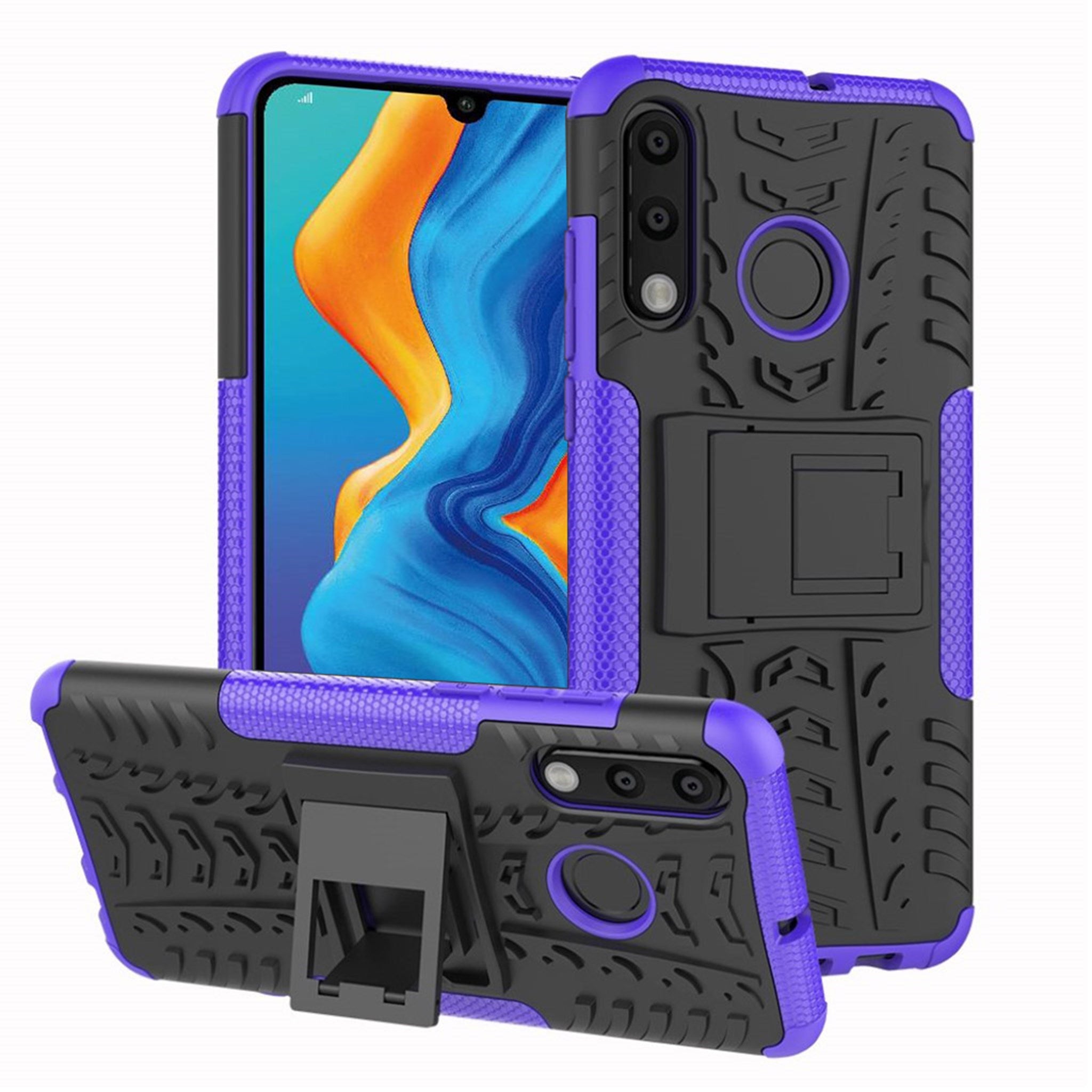 Huawei P30 Lite cool tyre hybrid case - Purple