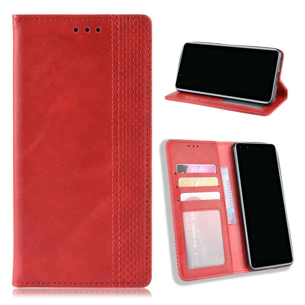 Bofink Vintage Huawei P40 Pro Plus leather case - Red