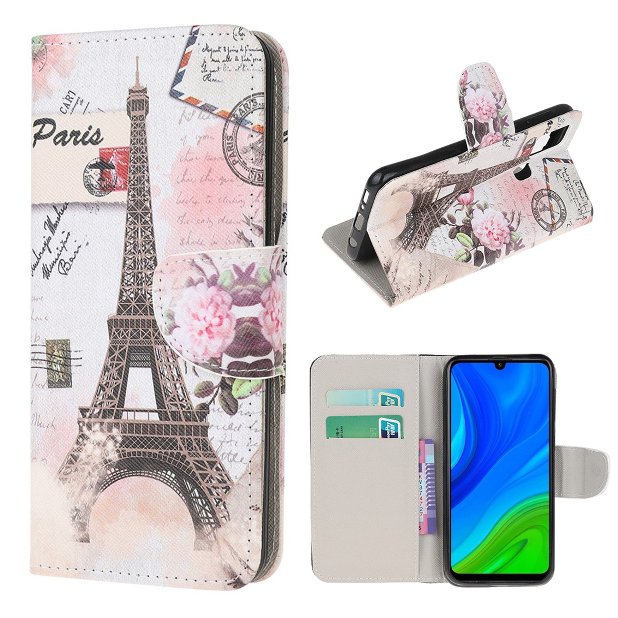 Wonderland Huawei P Smart 2020 flip case - Eiffel Tower