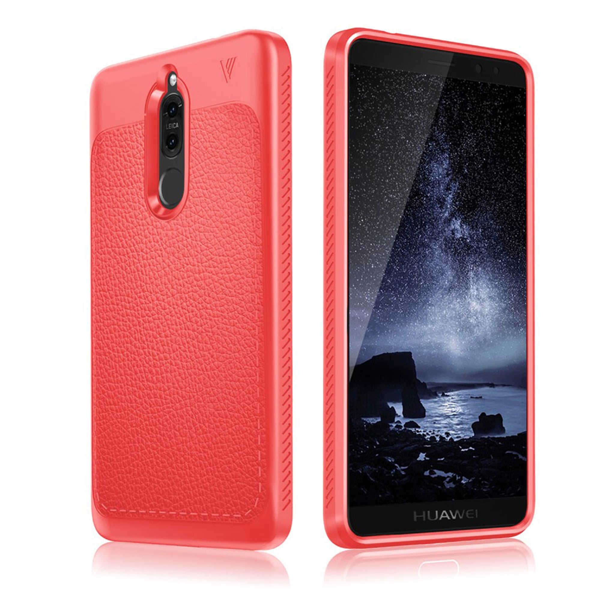 Huawei Mate 10 Lite IVSO gentry series PU leather flip case - Red