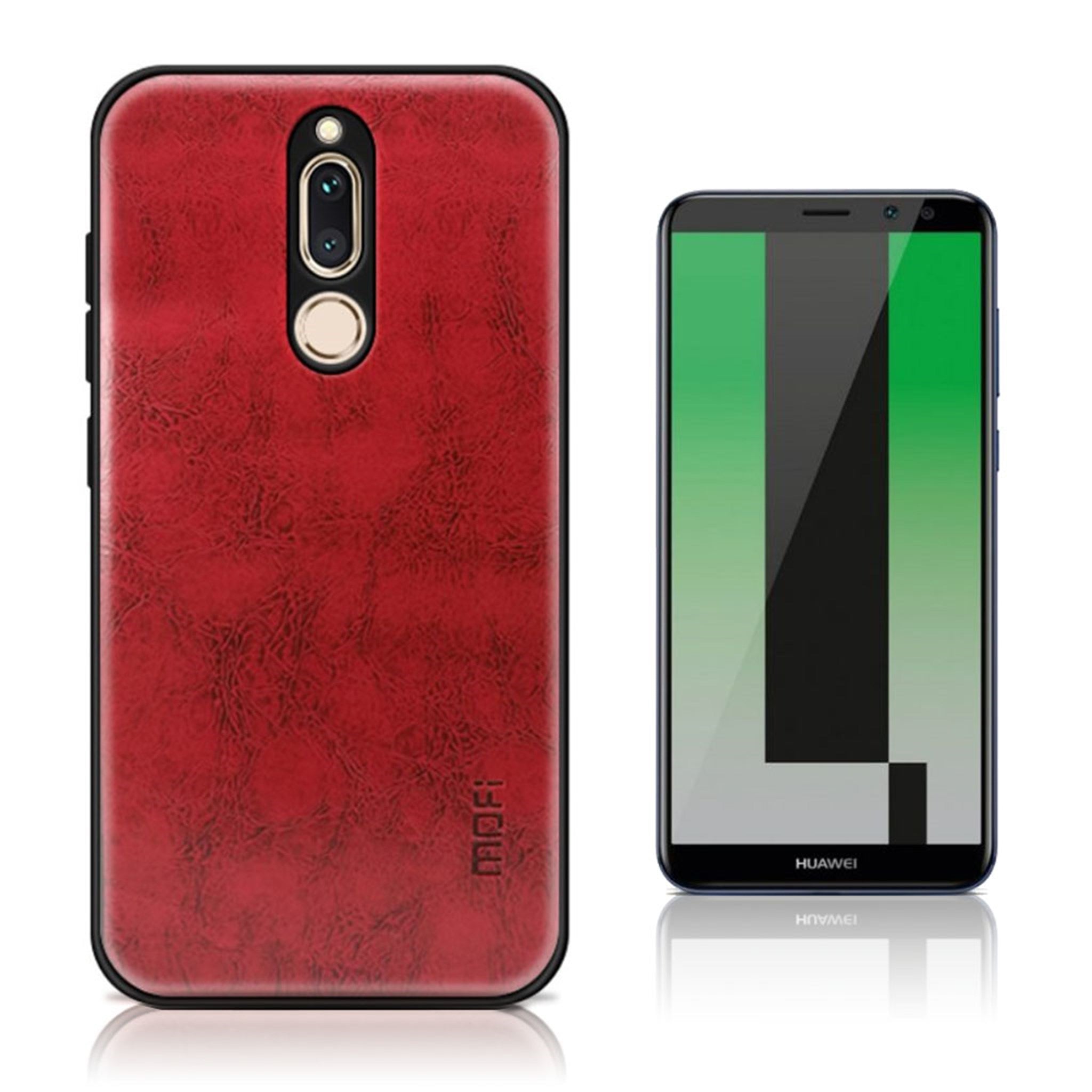 MOFI Huawei Mate 10 Lite leather hybrid case - Red