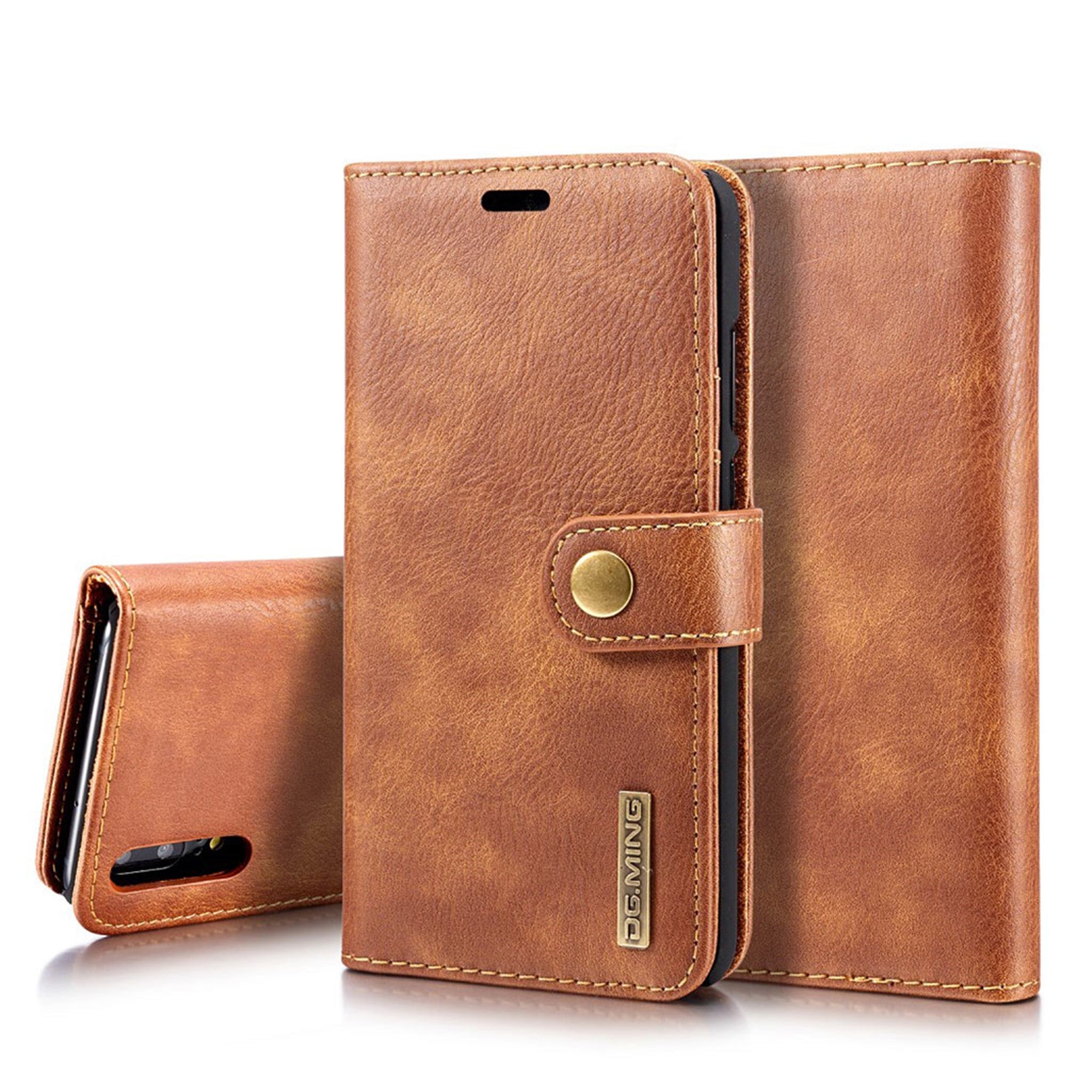 DG.MING Huawei P20 2-in-1 Wallet Case - Brown