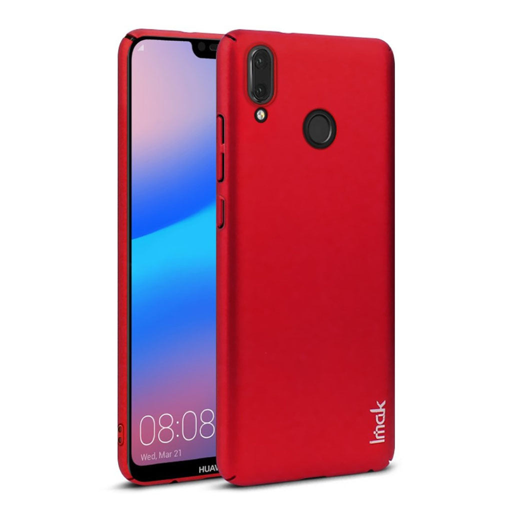 IMAK Huawei P20 Lite jazz skin feel case with screen protector - Red