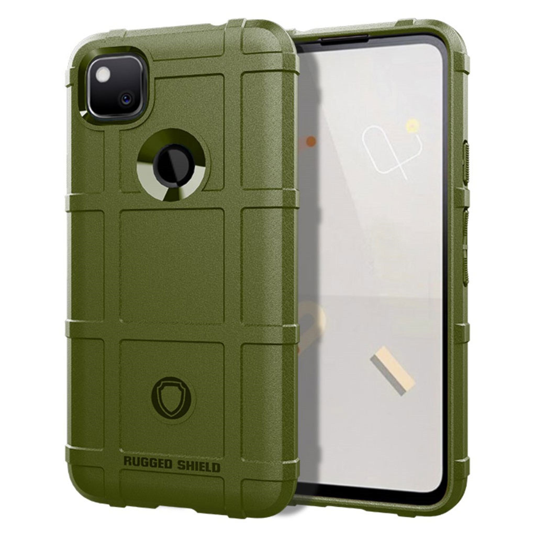 Rugged Shield case - Google Pixel 4A - Green