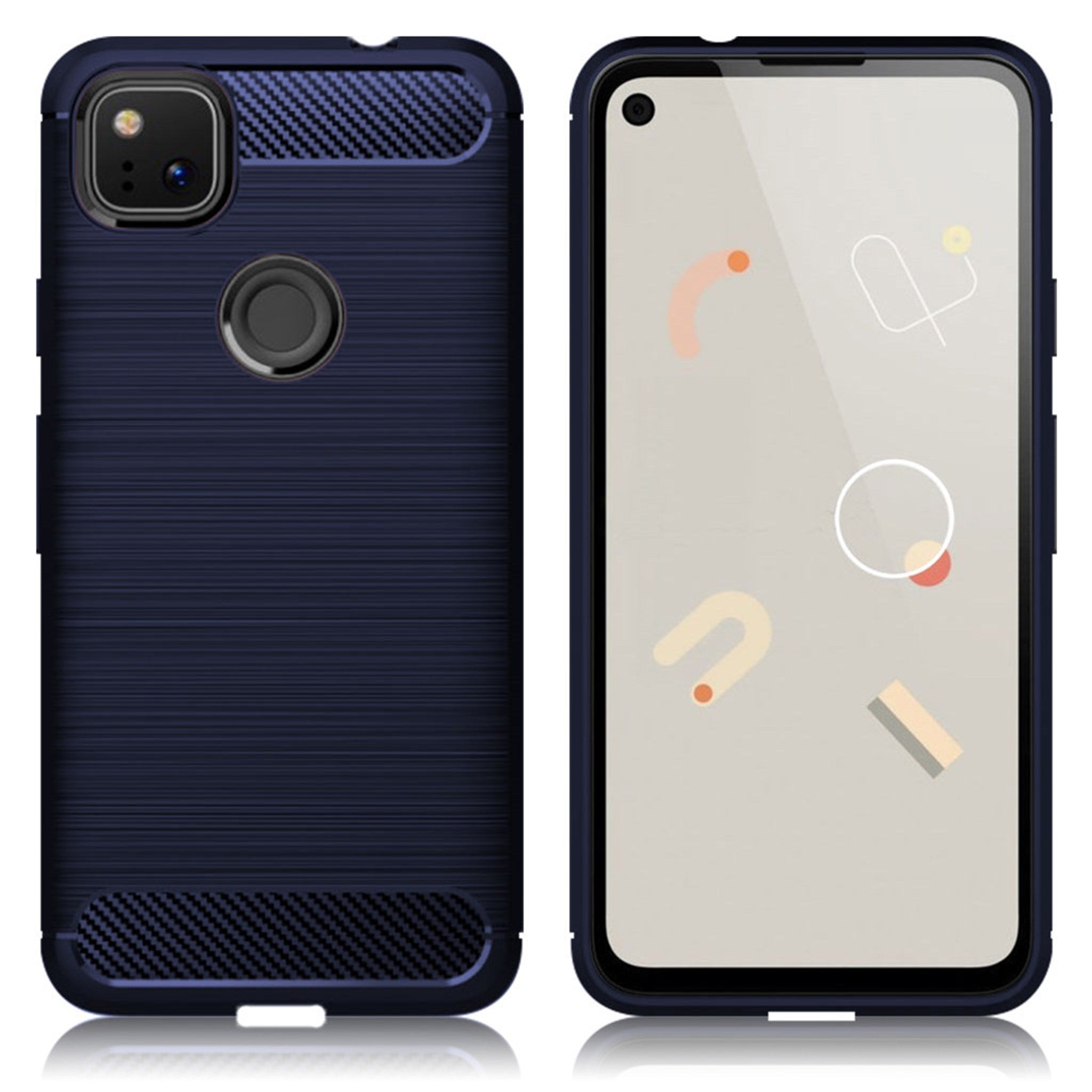 Carbon Flex case - Google Pixel 4A - Dark Blue