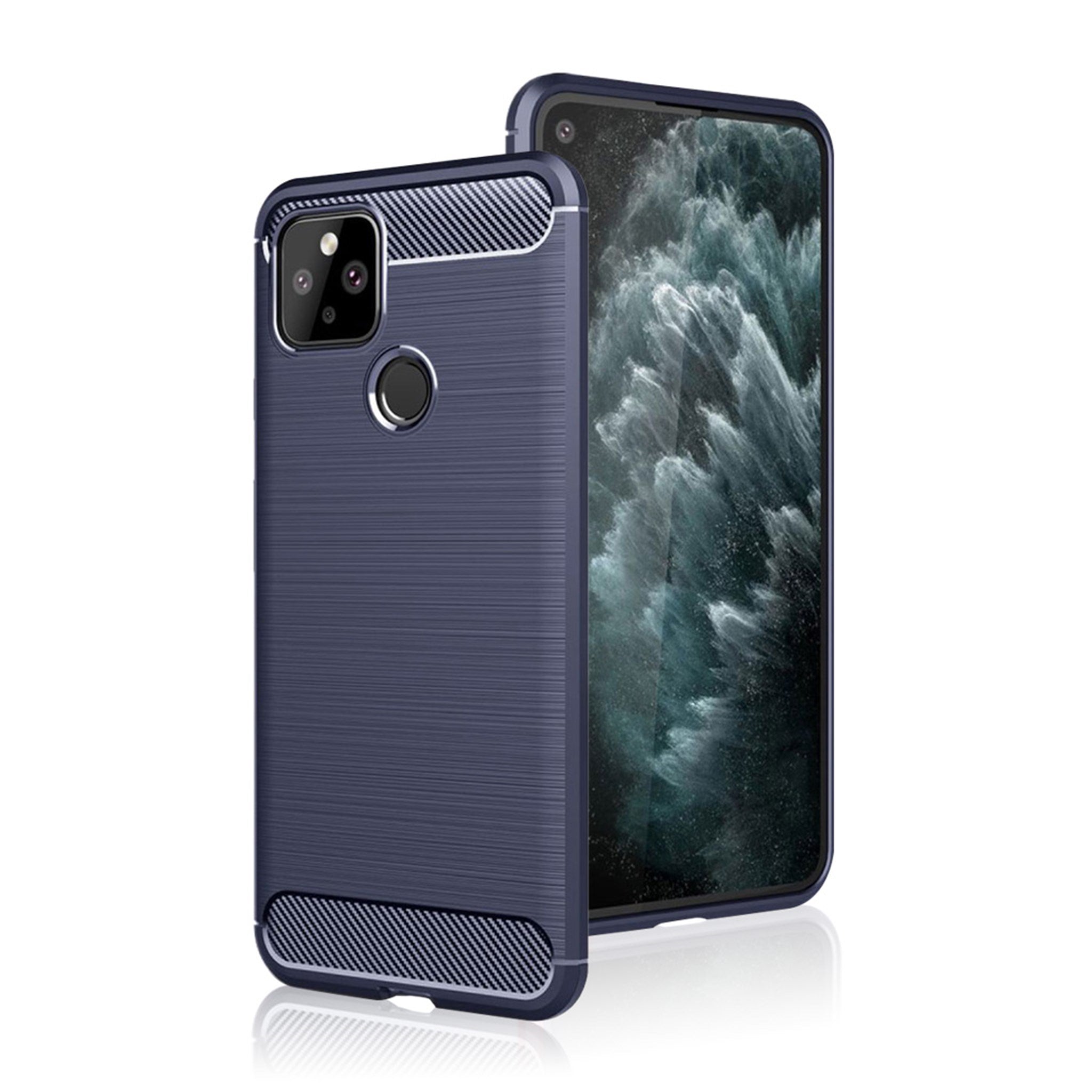 Carbon Flex case - Google Pixel 5 - Dark Blue