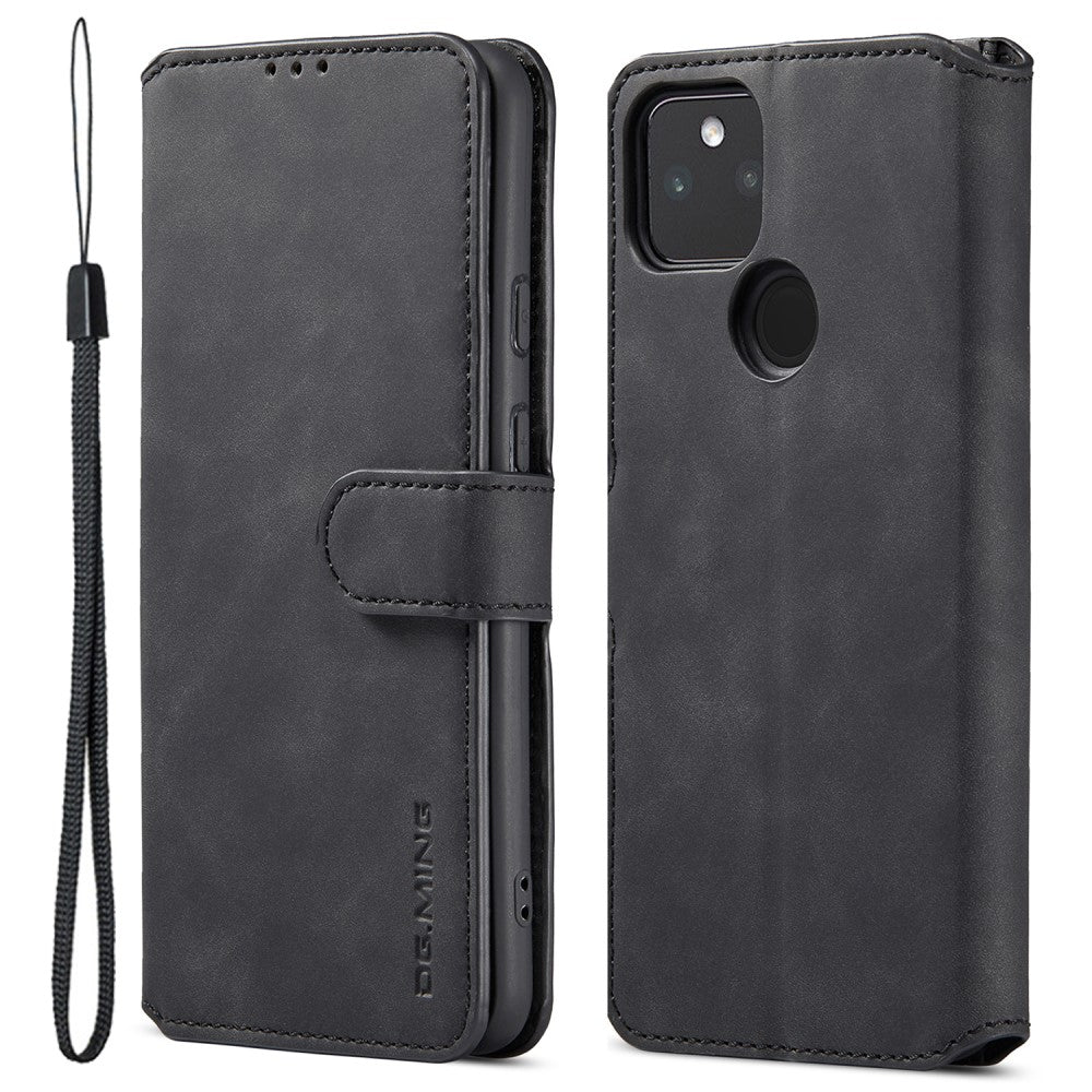 DG.MING Google Pixel 5a Retro Case - Black