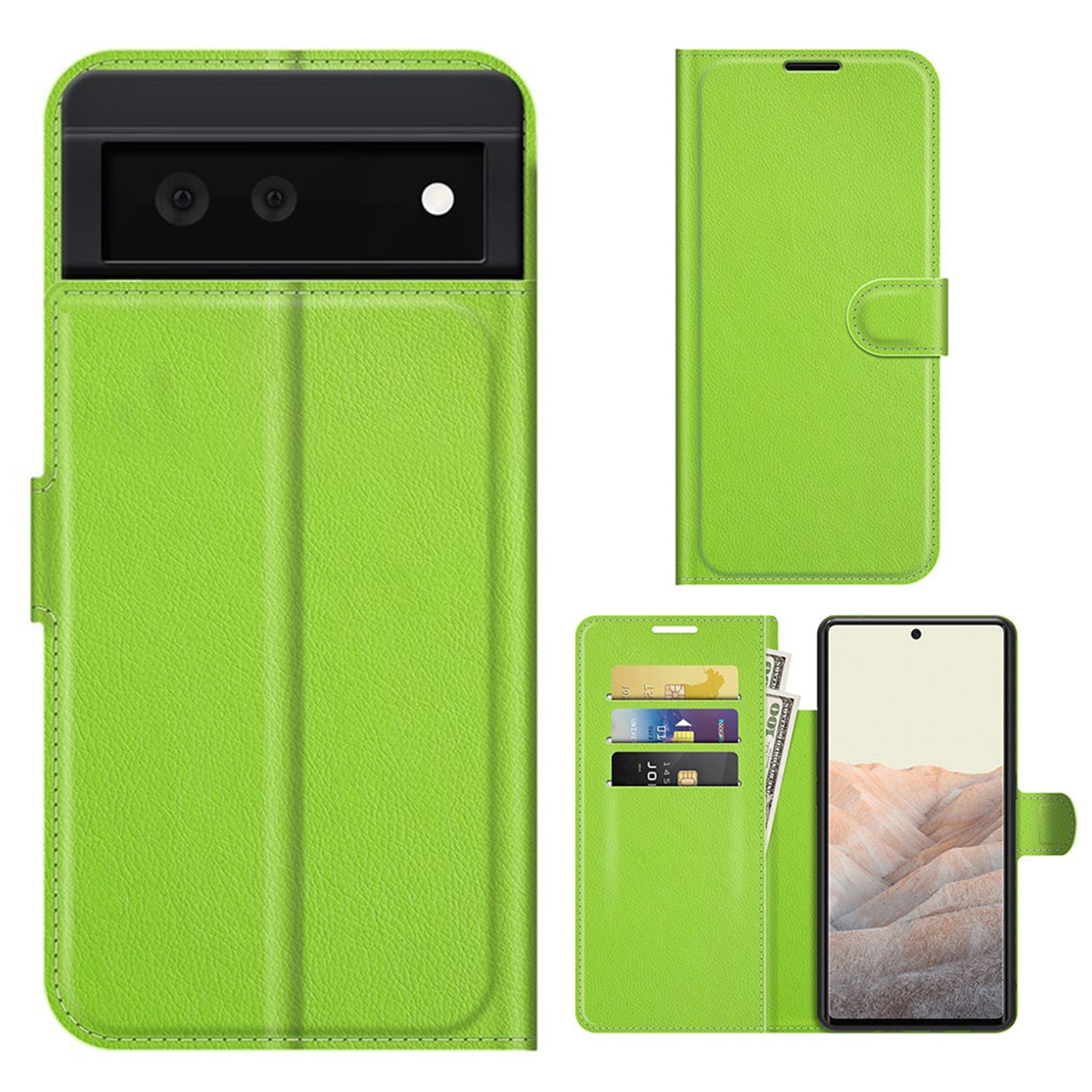 Classic Google Pixel 6 flip case - Green