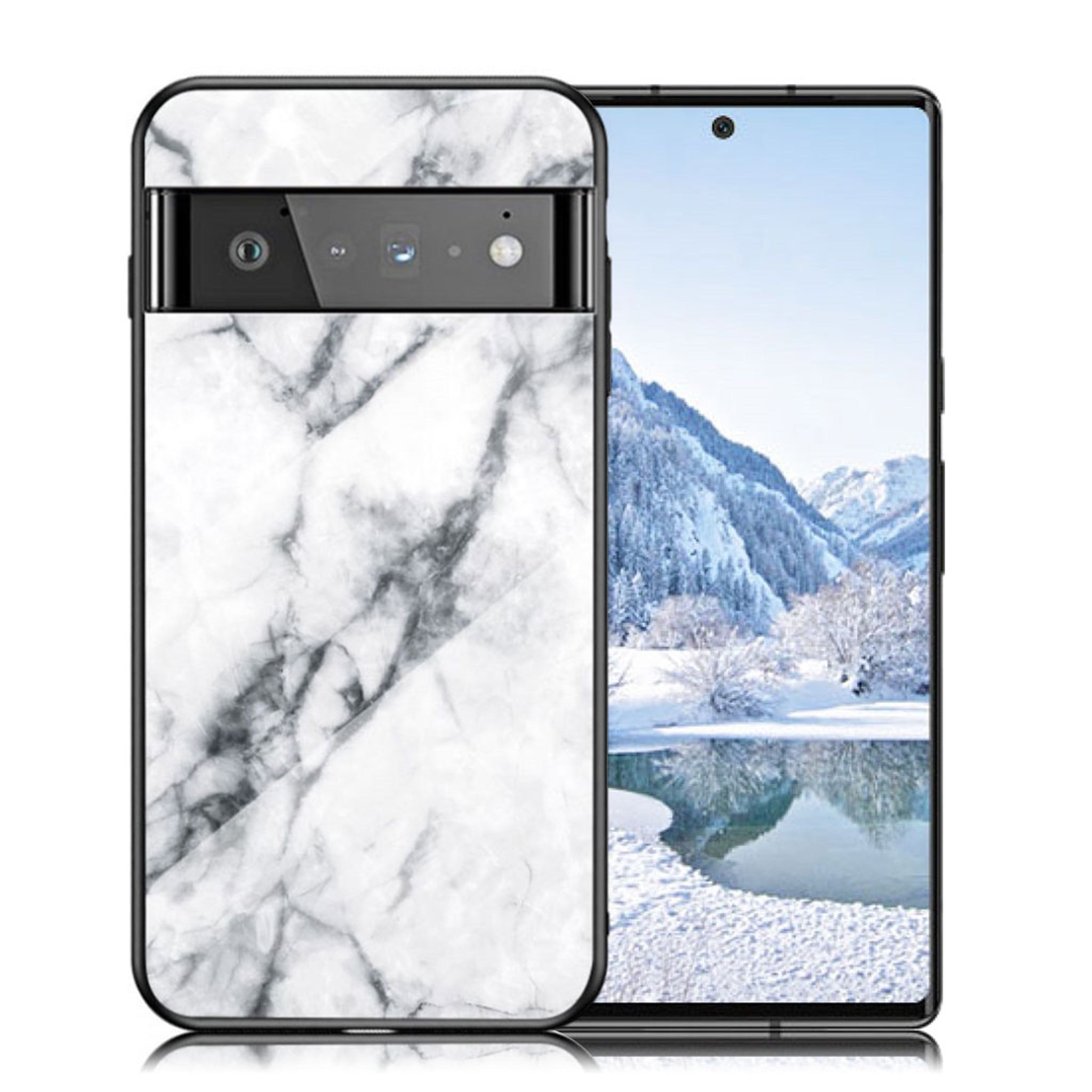 Fantasy Marble Google Pixel 6 Pro cover - White Marble