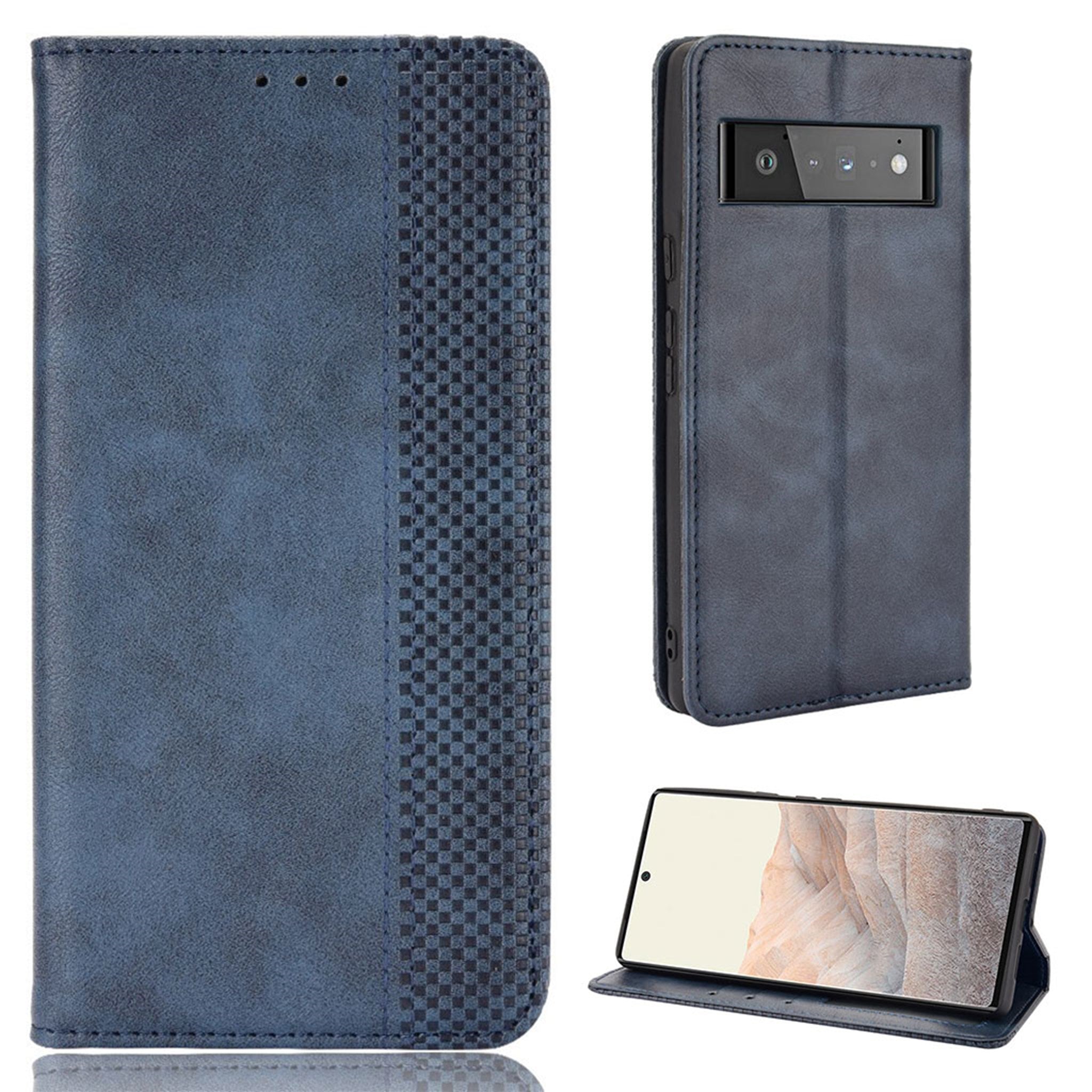Bofink Vintage Google Pixel 6 Pro leather case - Blue