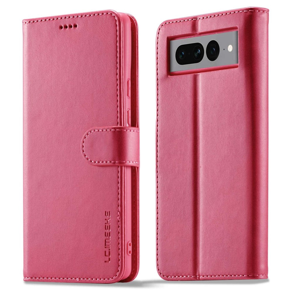 LC.IMEEKE Google Pixel 7 Pro Flip Case - Pink