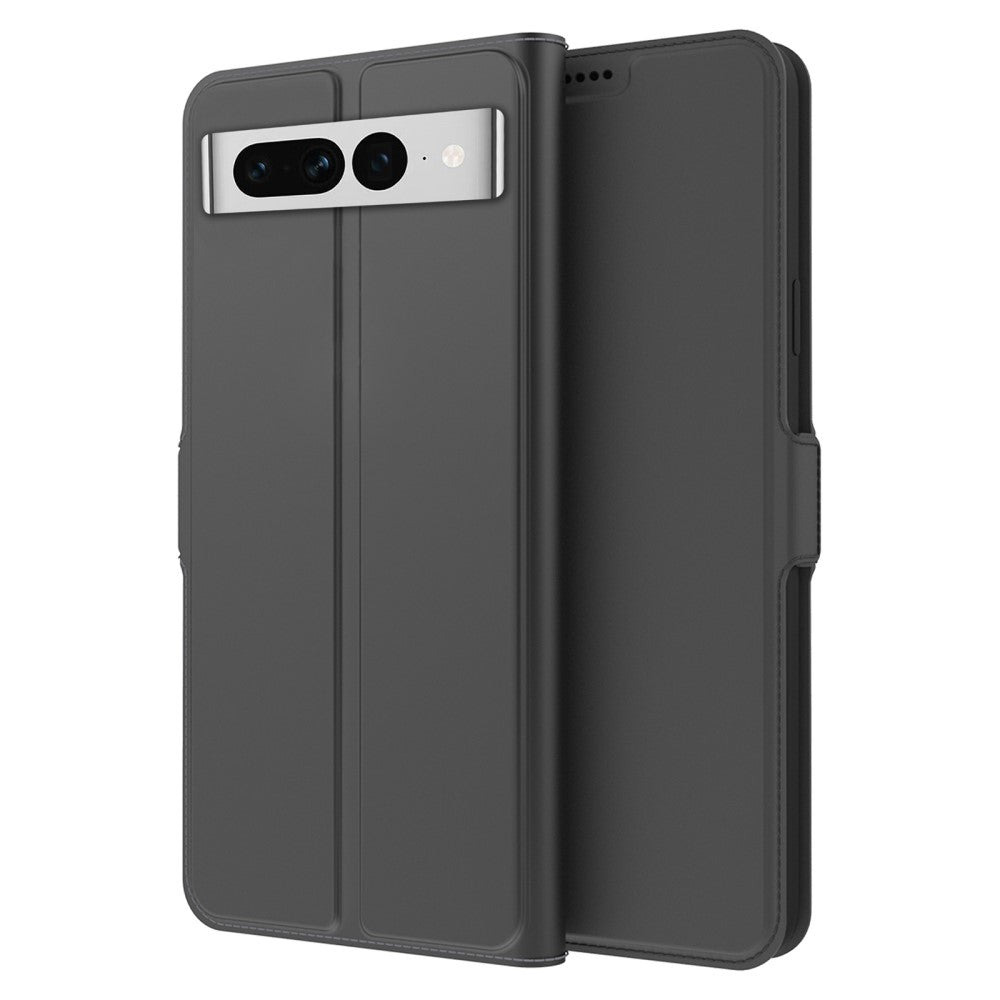 Smooth and thin premium PU leather case for Google Pixel 7 Pro - Black
