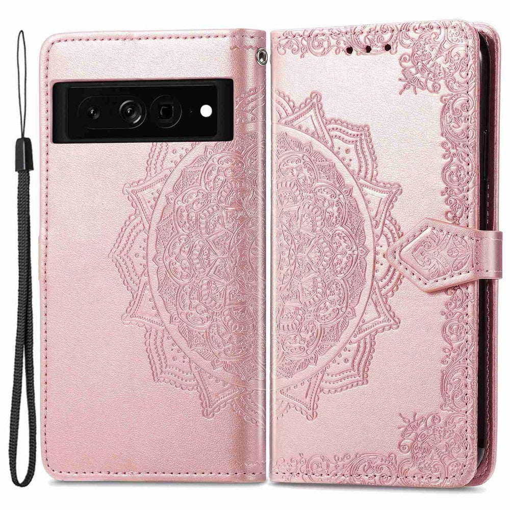 Mandala Google Pixel 7 Flip case - Rose Gold