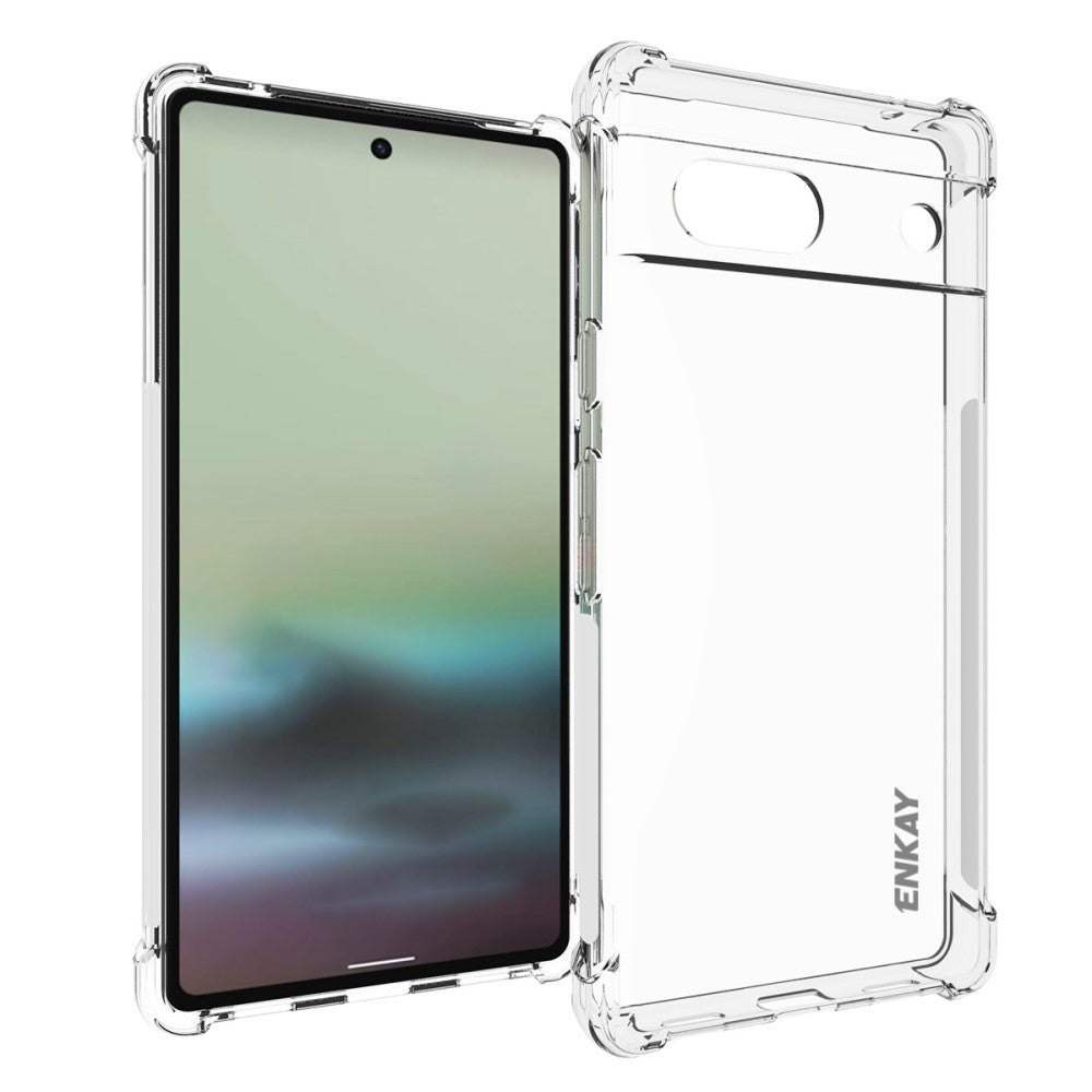 ENKAY clear drop-proof case for Google Pixel 7a