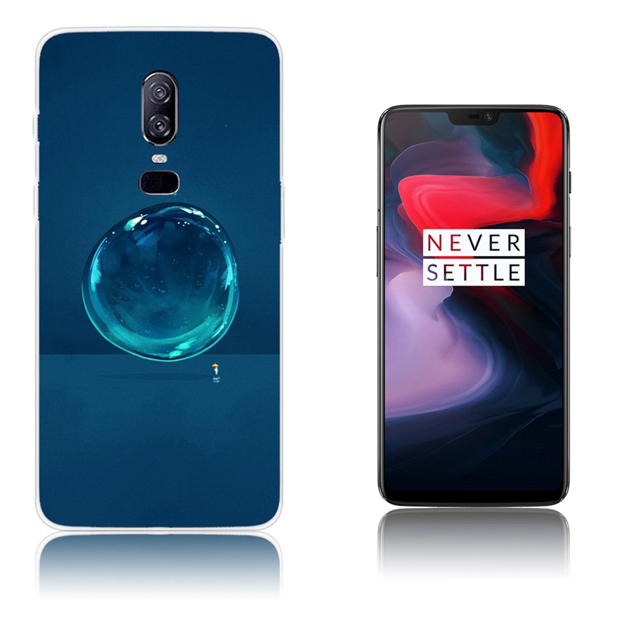 OnePlus 6 pattern printing protective case - Water Drop