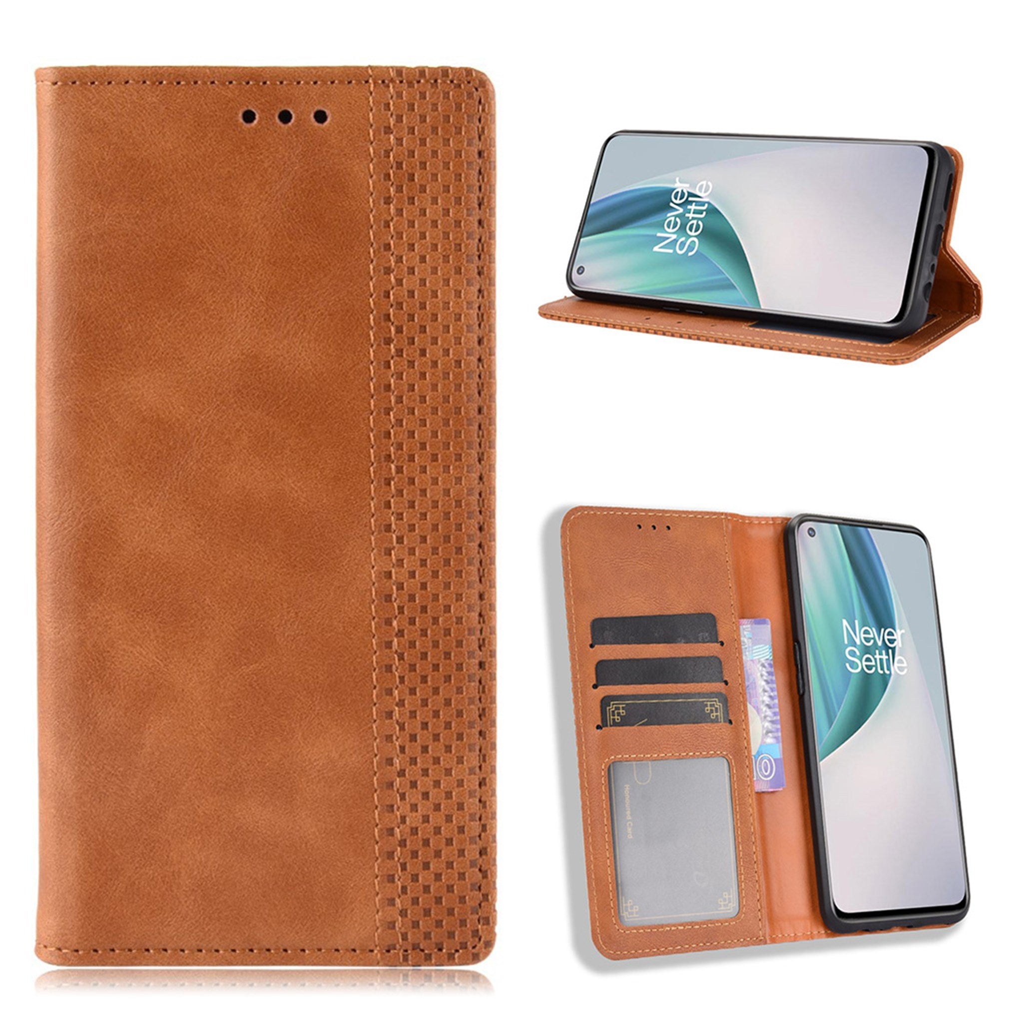 Bofink Vintage OnePlus Nord N10 5G leather case - Brown