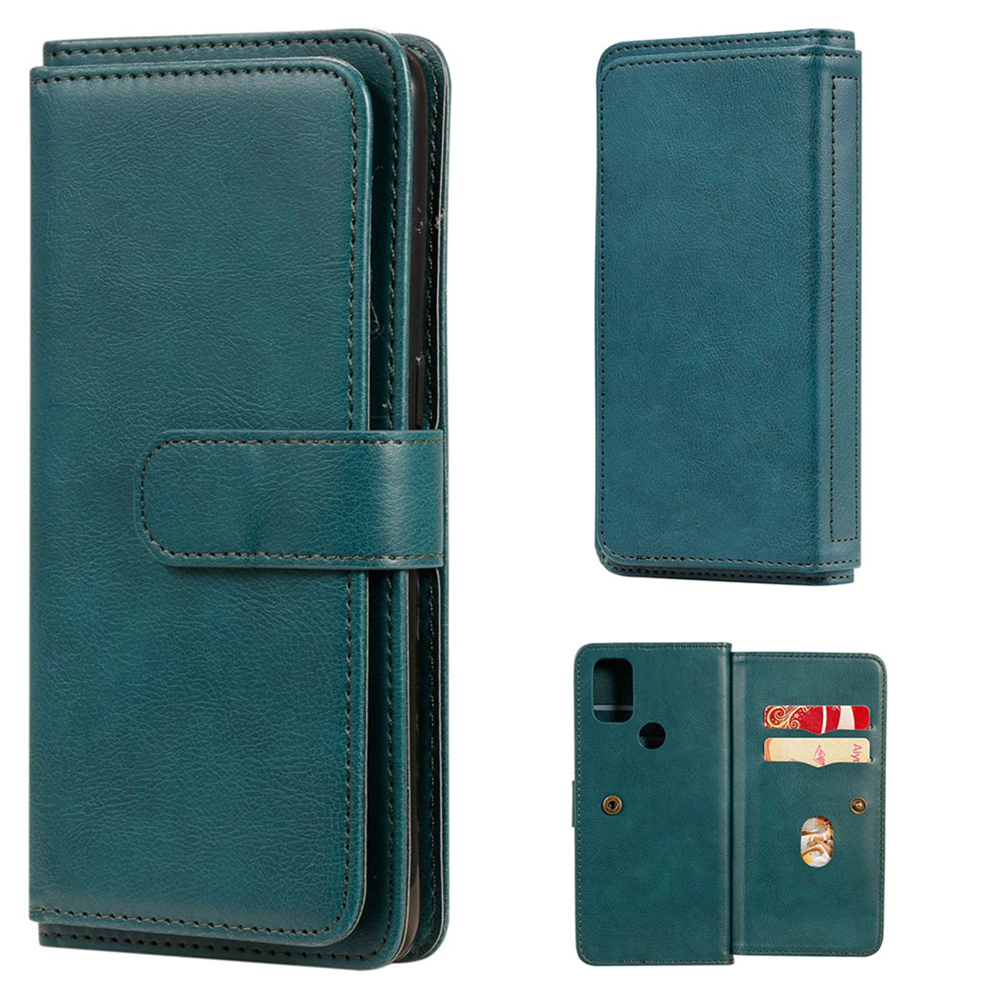 10-slot wallet case for OnePlus Nord N10 5G - Blackish Green