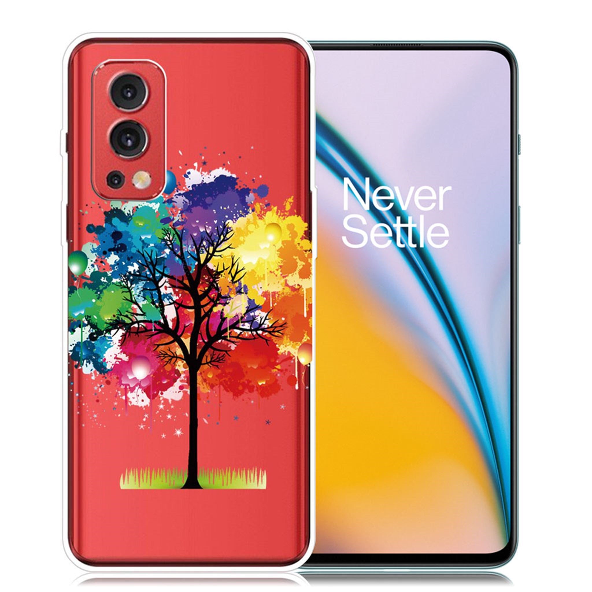 Deco OnePlus Nord 2 5G case - Colorful Tree