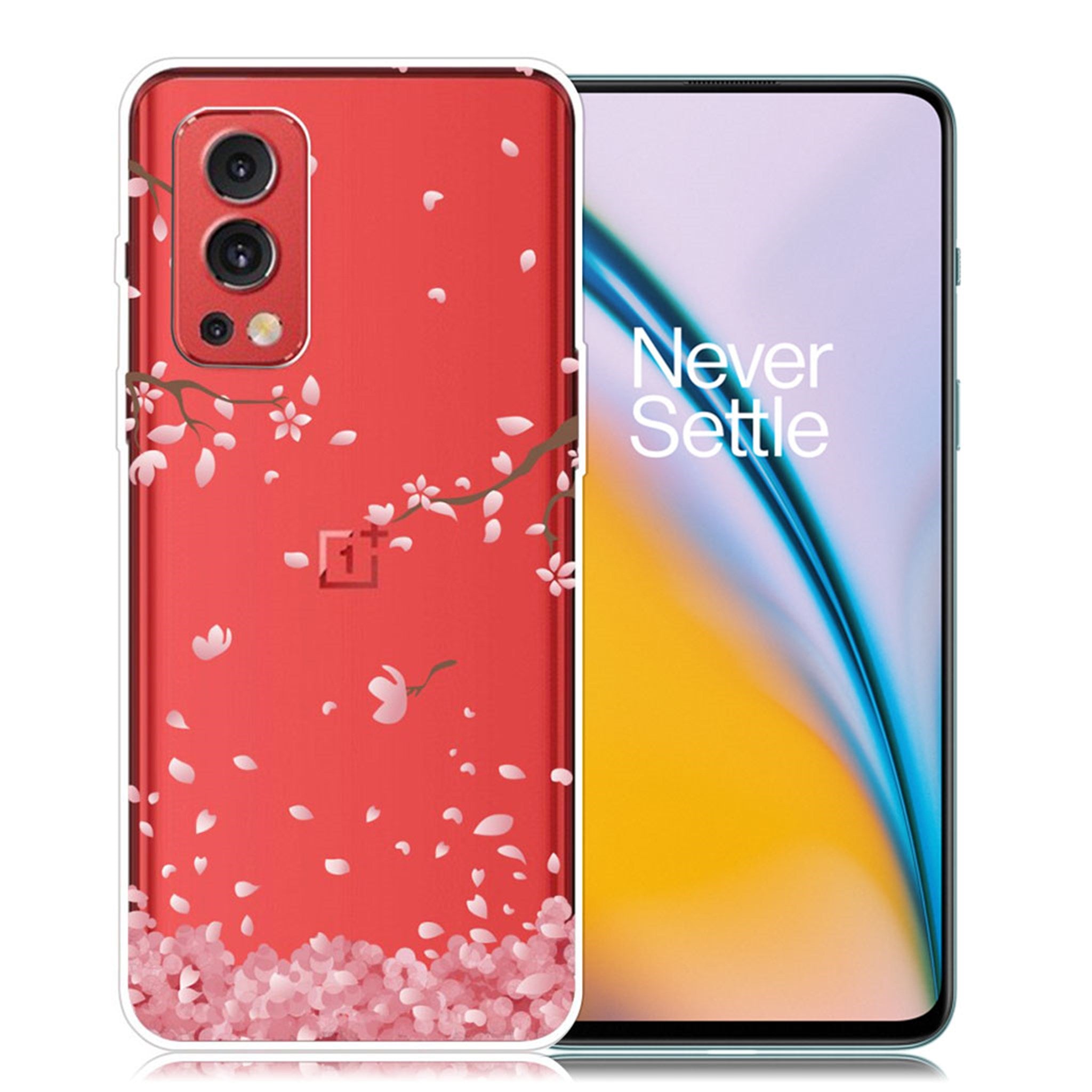 Deco OnePlus Nord 2 5G case - Pink Flowers